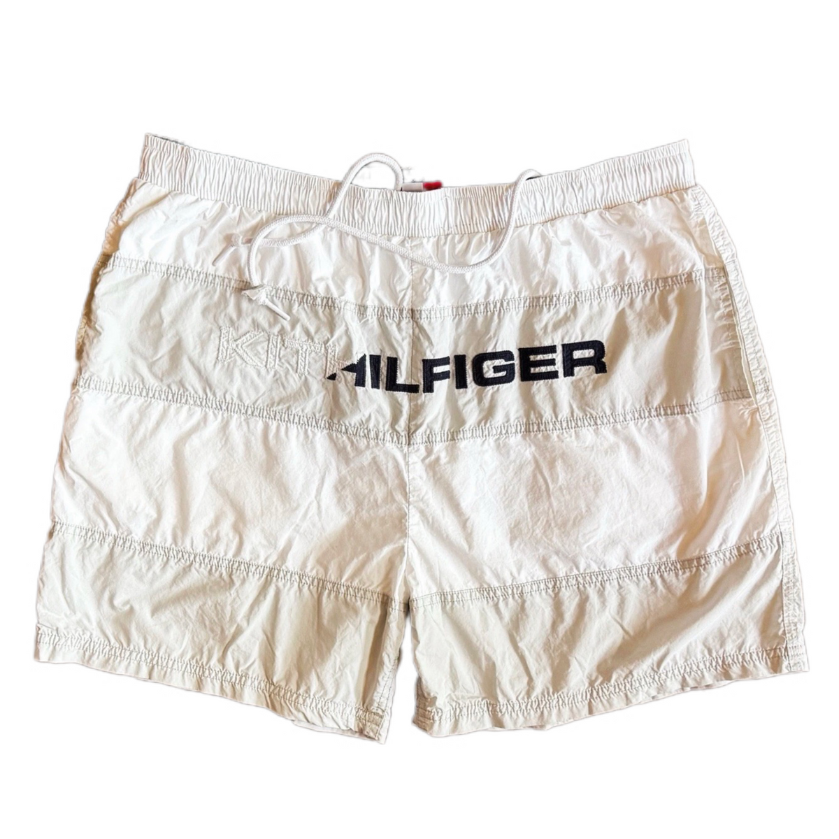 Kith x Tommy Hilfiger Stripe Woven Shorts White 2019 (USED)