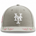 Kith New Era New York Mets Floral Chenille Low Profile 59FIFTY Fitted Cap Haze 2024