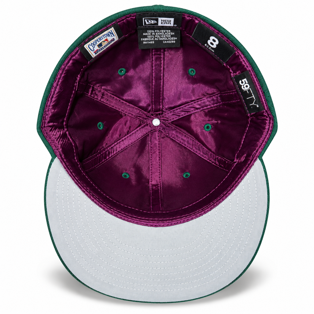 Hat Club Satin Collection New Era Houston Astros Colt .45s 35th Anniversary 59FIFTY Fitted Hat Forest Green 2022