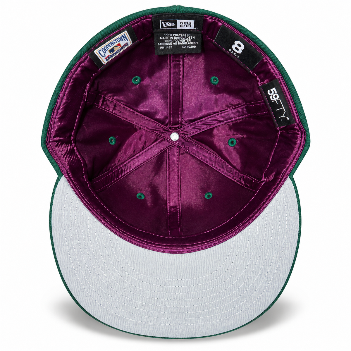 Hat Club Satin Collection New Era Houston Astros Colt .45s 35th Anniversary 59FIFTY Fitted Hat Forest Green 2022