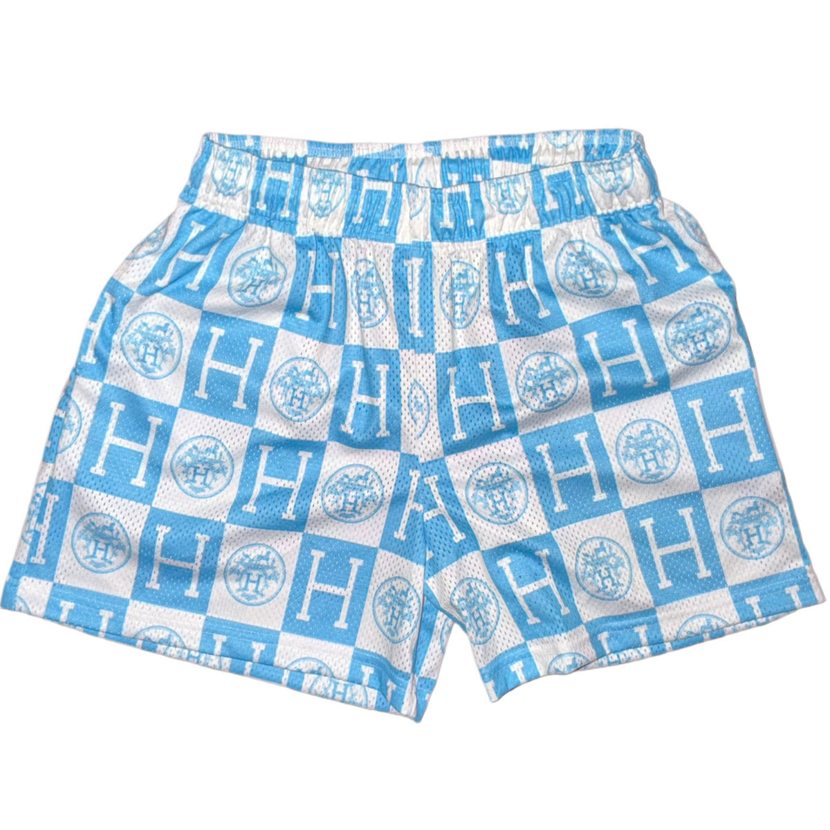 Bravest Studios Hermès-Inspired Mesh Monogram Shorts White 2022 (USED)