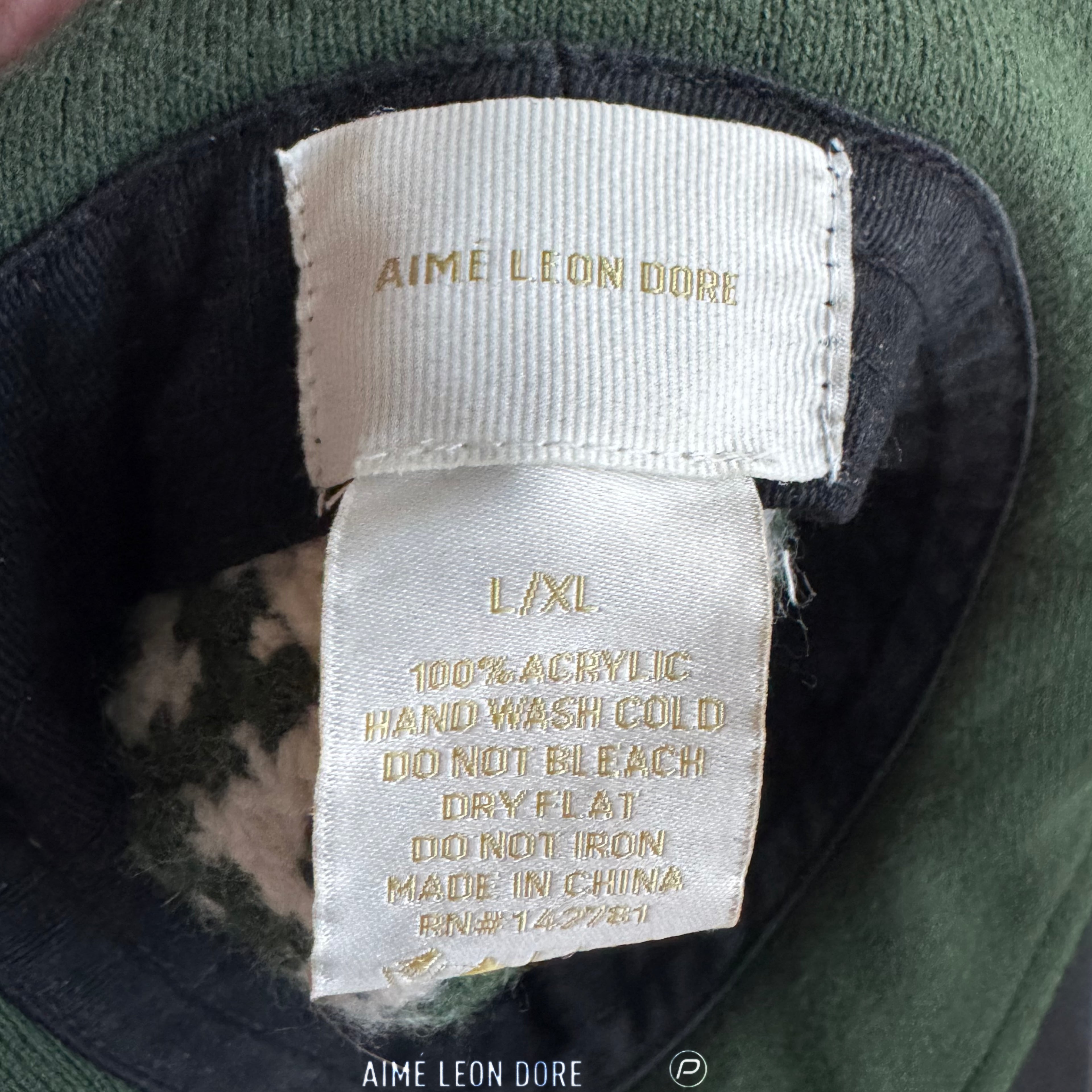 Aimé Leon Dore Crochet Bucket Hat Pristine/Green 2024 (USED)