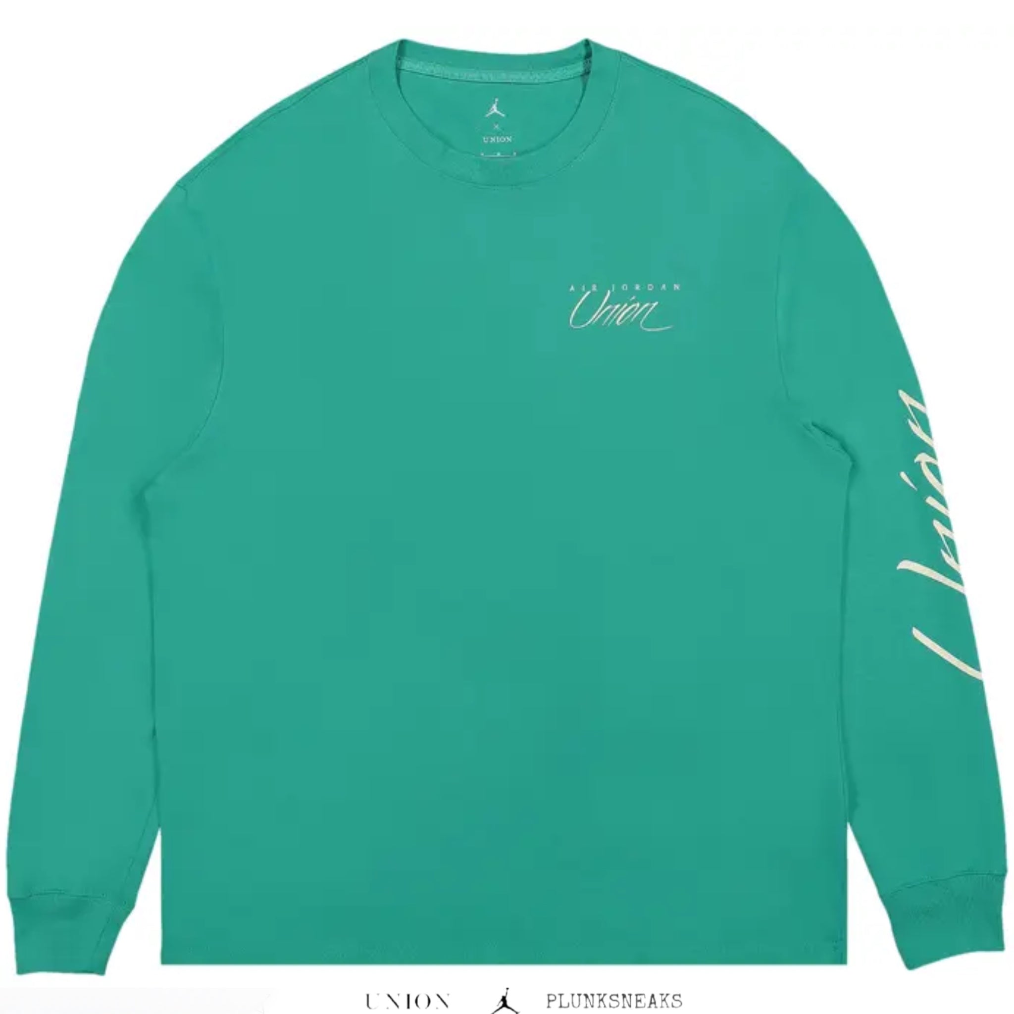 Air Jordan 1 KO x Union LA Long-Sleeve Tee Kinetic Green/Coconut Milk (USED)