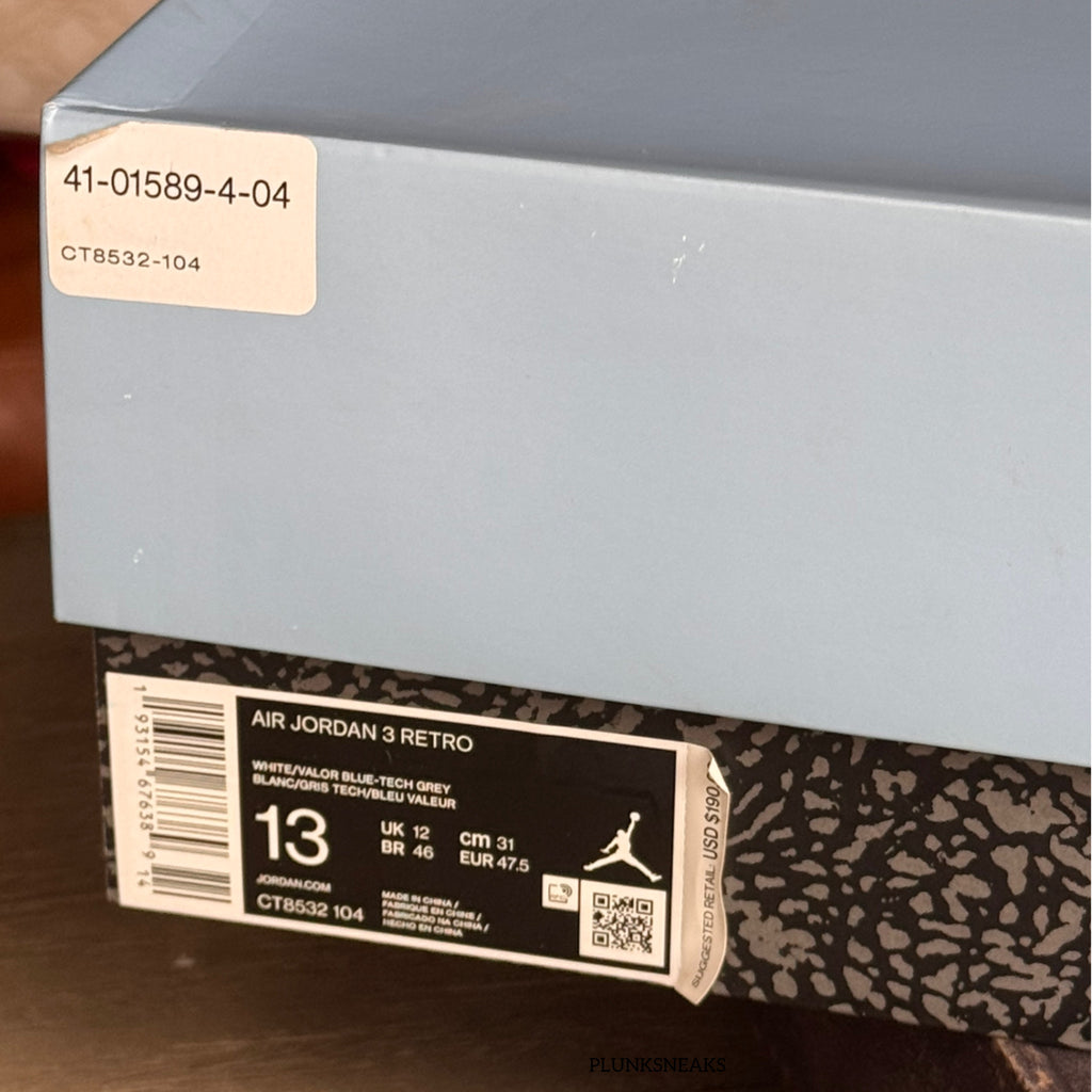 Air Jordan 3 Retro UNC Custom (USED)