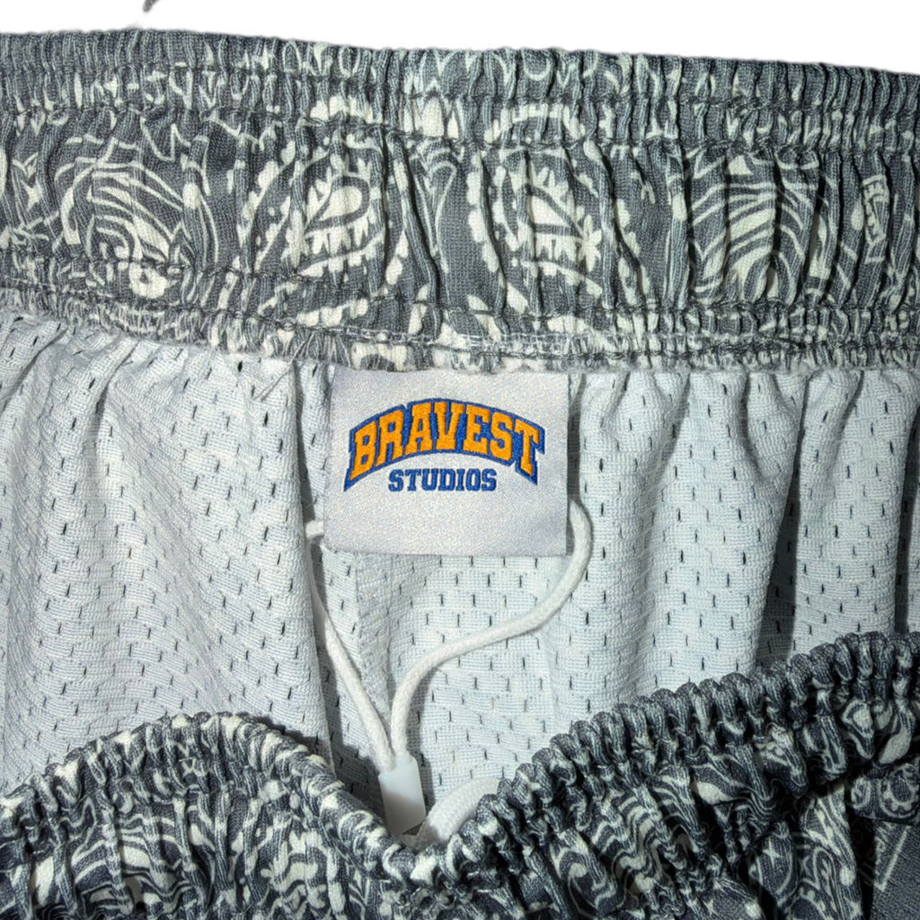 Bravest Studios Bandana Mesh Shorts Gray 2022 (USED)