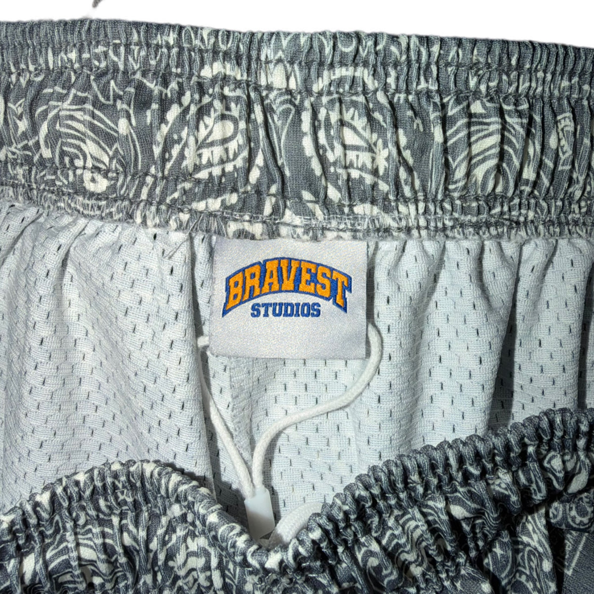 Bravest Studios Bandana Mesh Shorts Gray 2022 (USED)