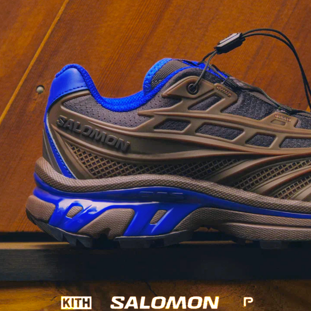 Kith for Salomon XT-EVO Black Coffee Excalibur Bluing
