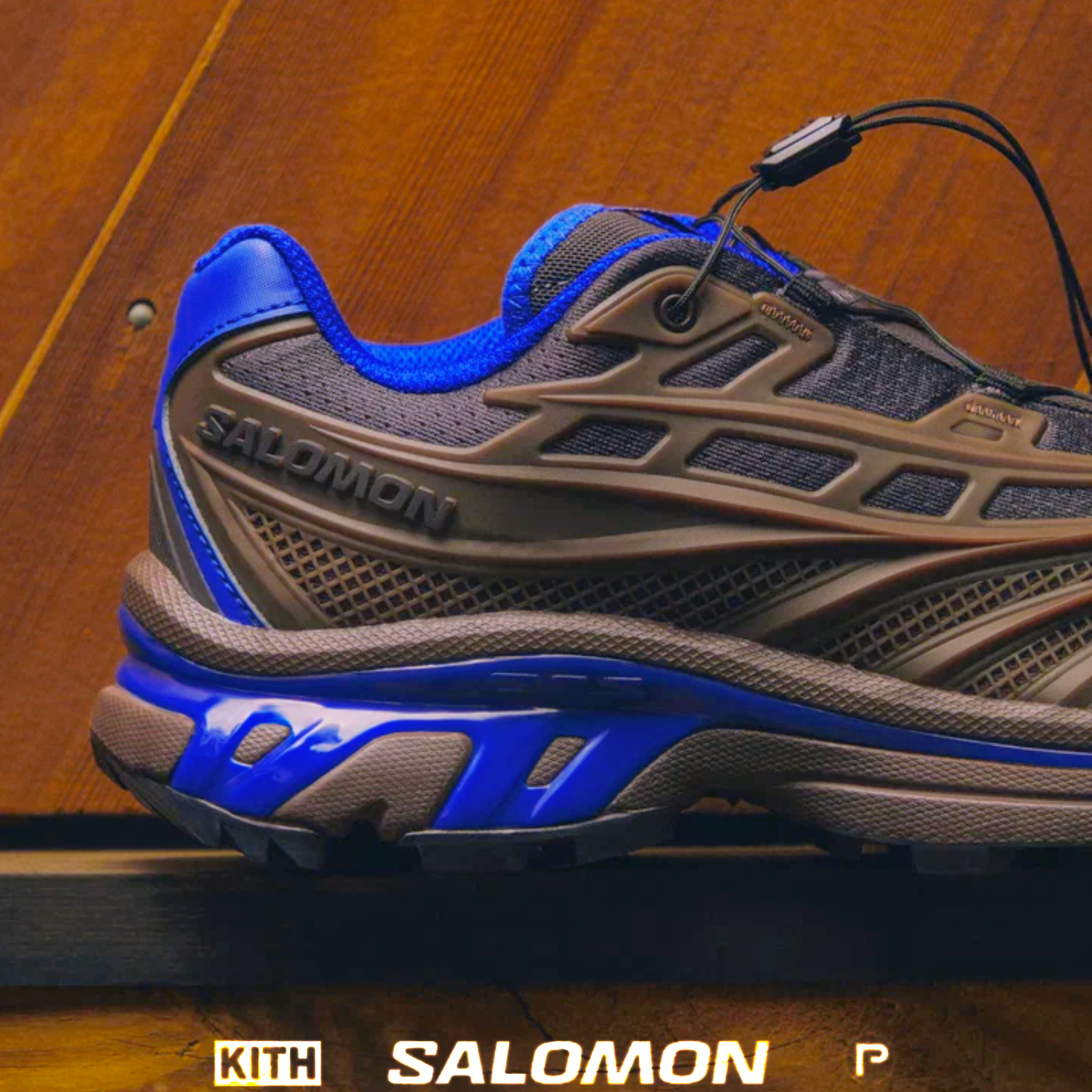 Kith for Salomon XT-EVO Black Coffee Excalibur Bluing