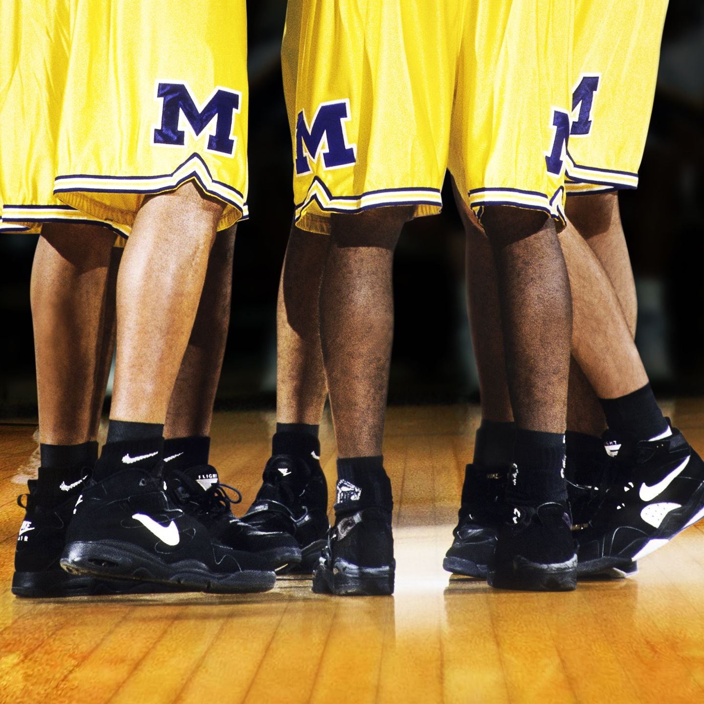 19Nine Michigan Wolverines Fab 5 1992-93 Shorts