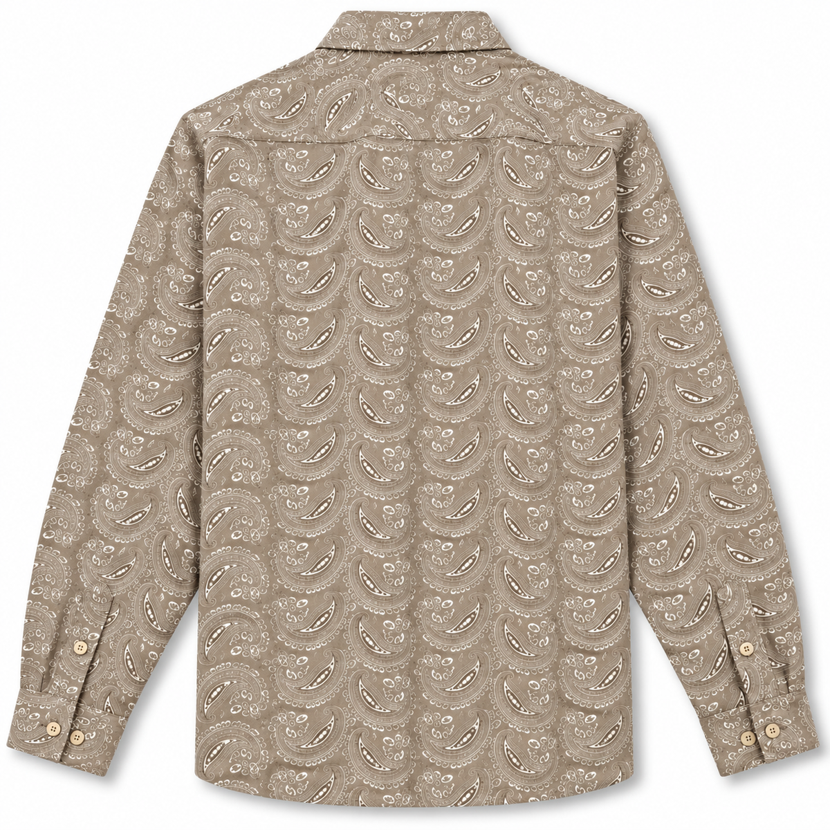 Aimé Leon Dore Paisley Embroidered Button Down Laurel Oak 2024