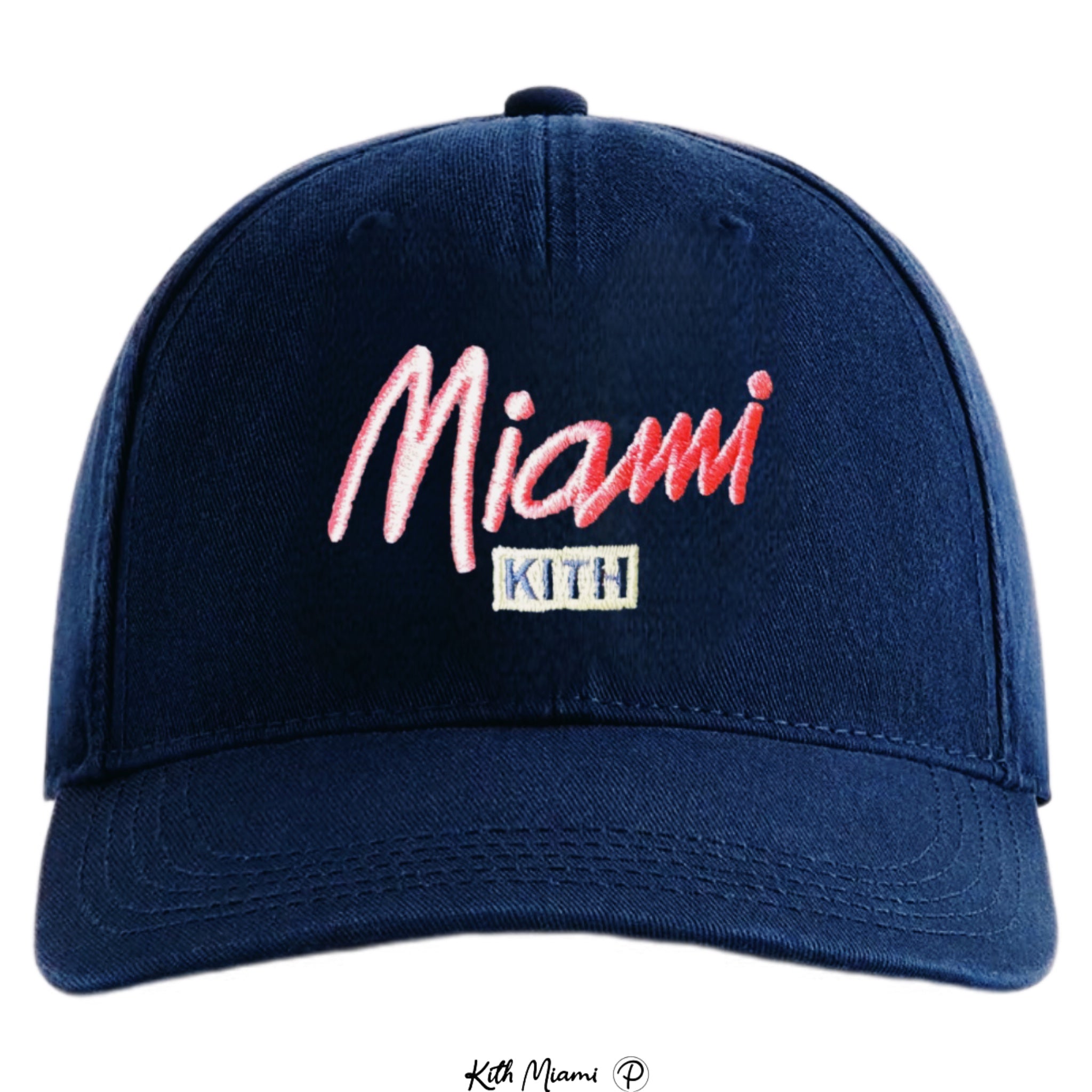 Kith Miami Script Twill Aaron Hat | Store Exclusive