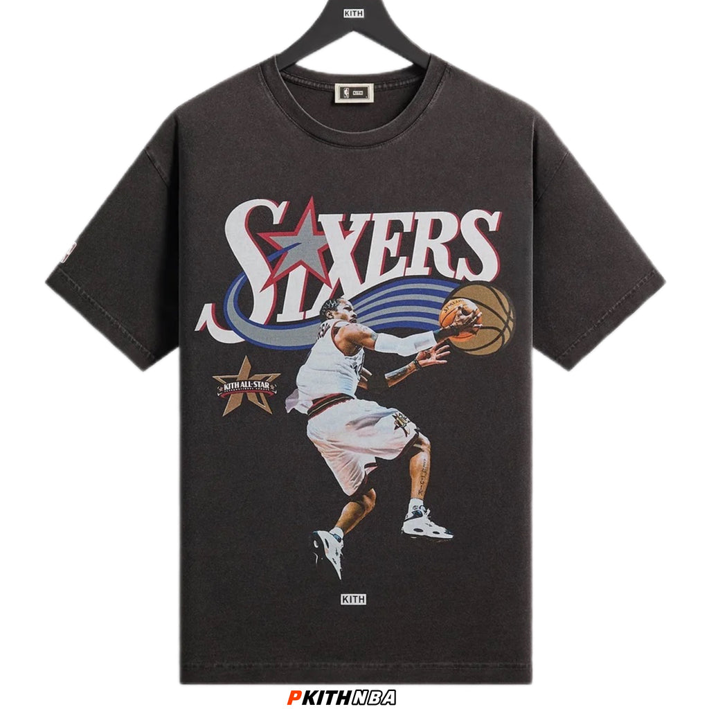 Kith for NBA All-Star Philadelphia 76ers Allen Iverson Vintage Tee