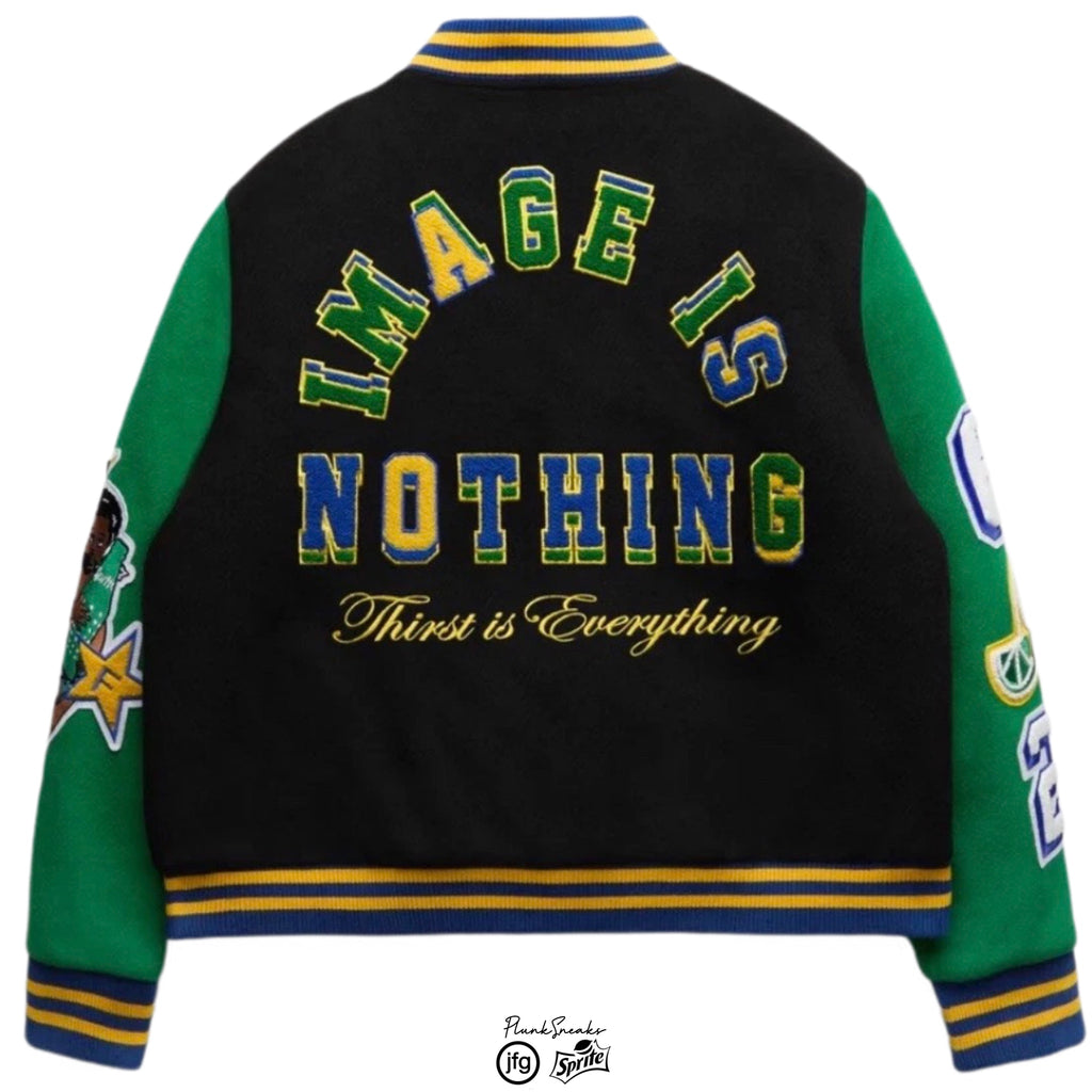 Joe Freshgoods for Sprite Image Is Nothing Varsity Jacket