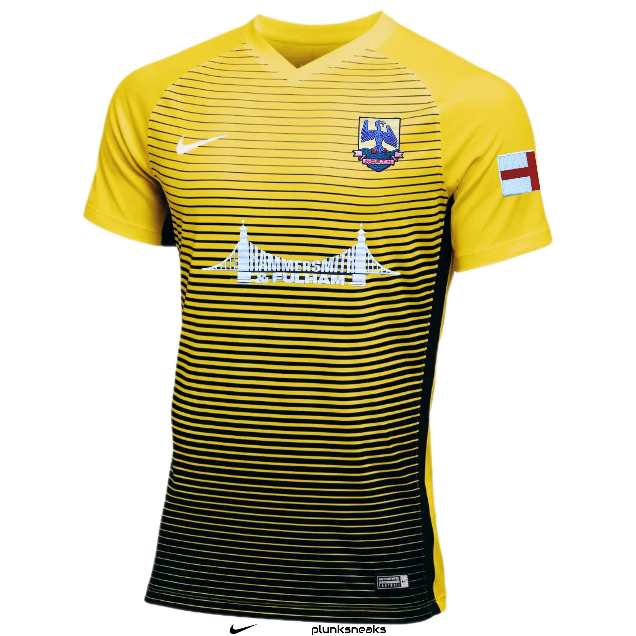 Nike London Custom KitBuilder Football Mohamed Salah Jersey 2018 (USED)