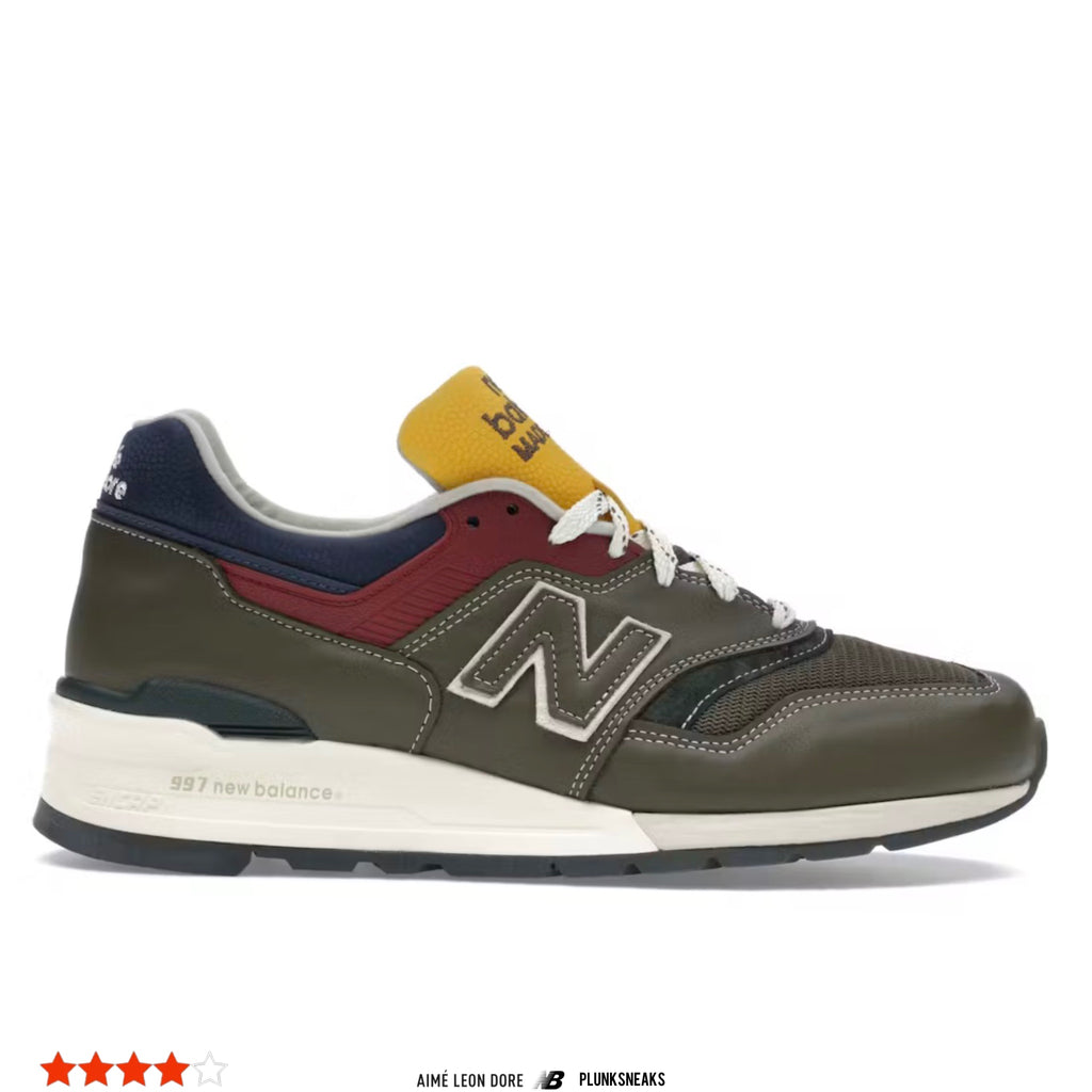 Aimé Leon Dore x New Balance 997 MiUSA Dark Moss Angora (USED)