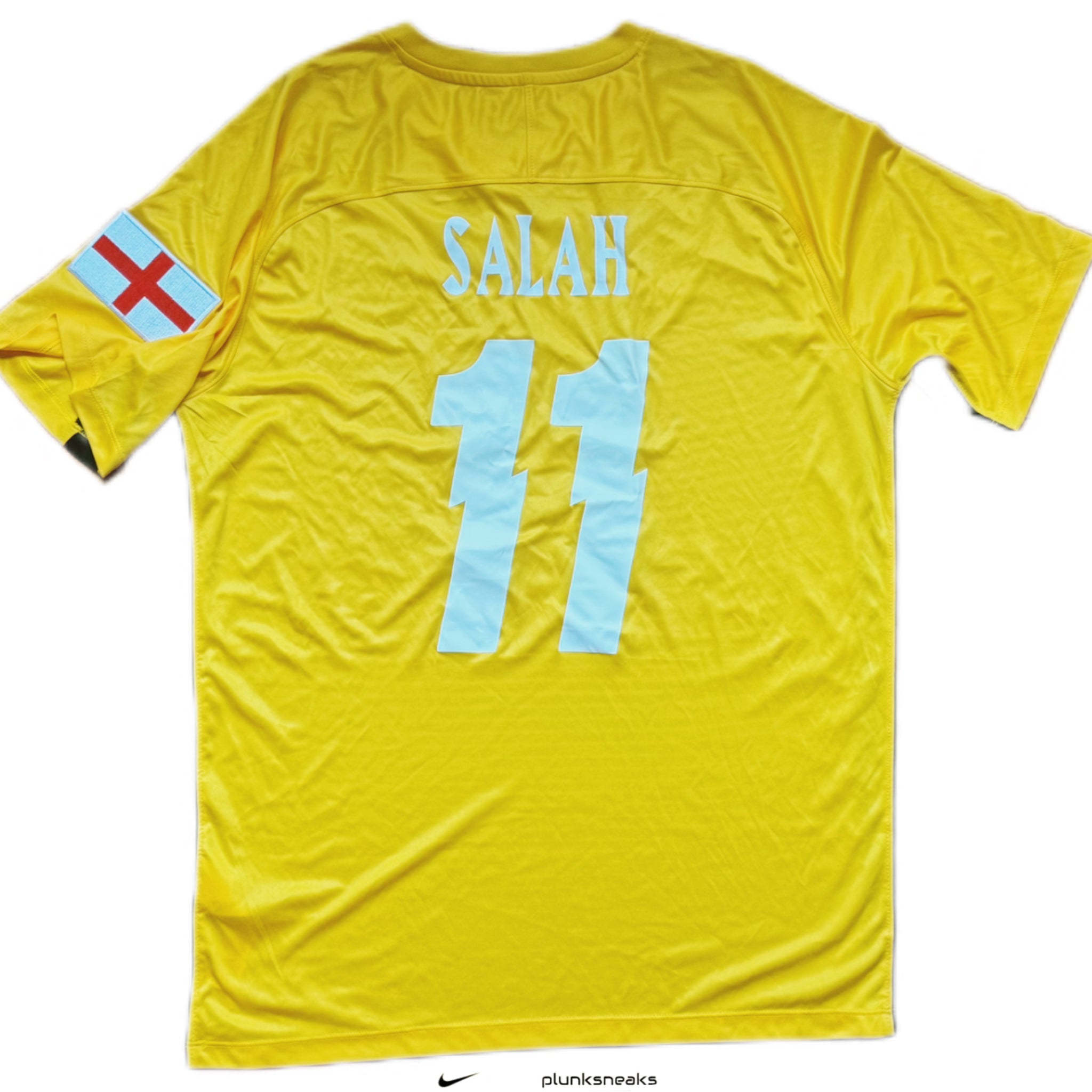 Nike London Custom KitBuilder Football Mohamed Salah Jersey 2018 (USED)