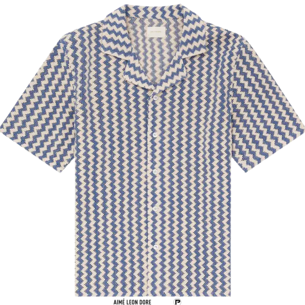 Aimé Leon Dore Lace Resort Shirt Pristine Blue 2024