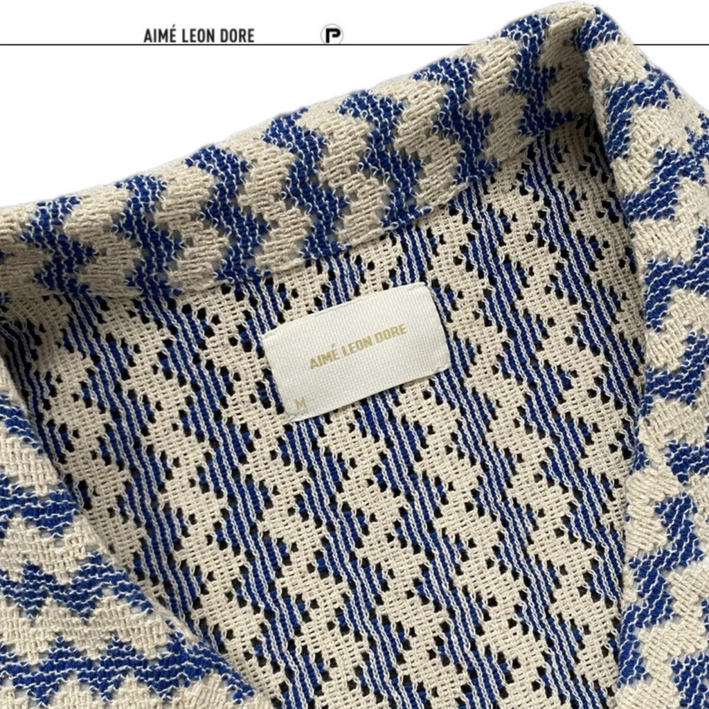 Aimé Leon Dore Lace Resort Shirt Pristine Blue 2024