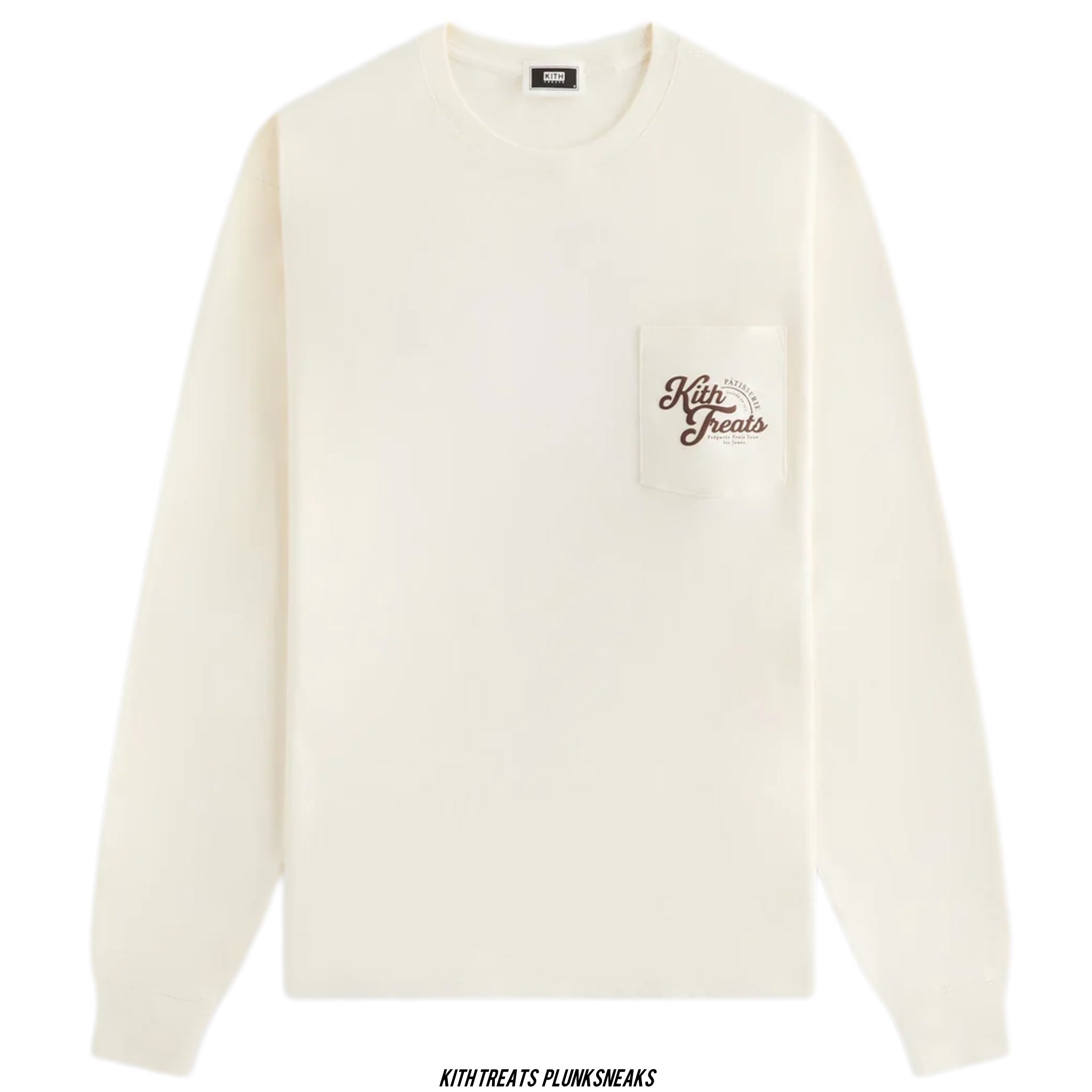 Kith Treats Croissant Paris Long Sleeve Pocket Tee