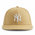 Kith New Era New York Yankees Raffia Fitted Hat Natural 2025 (USED)