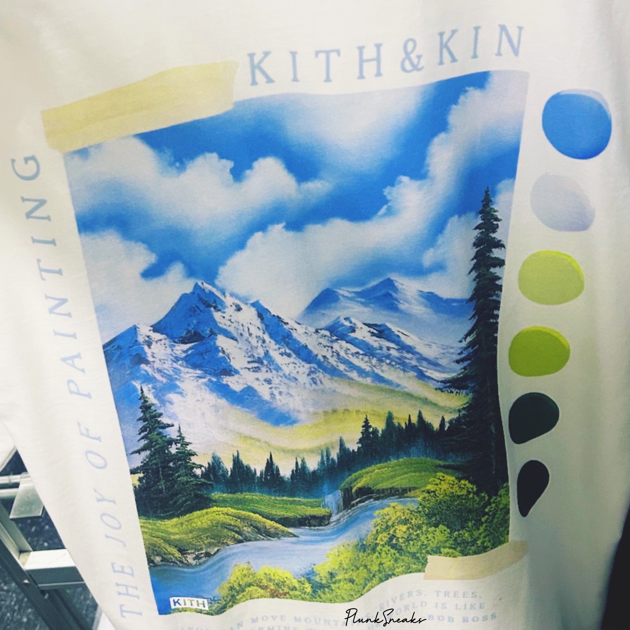 Kith for Bob Ross Joy of Painting Purpose Pocket Tee | Store Exclusive
