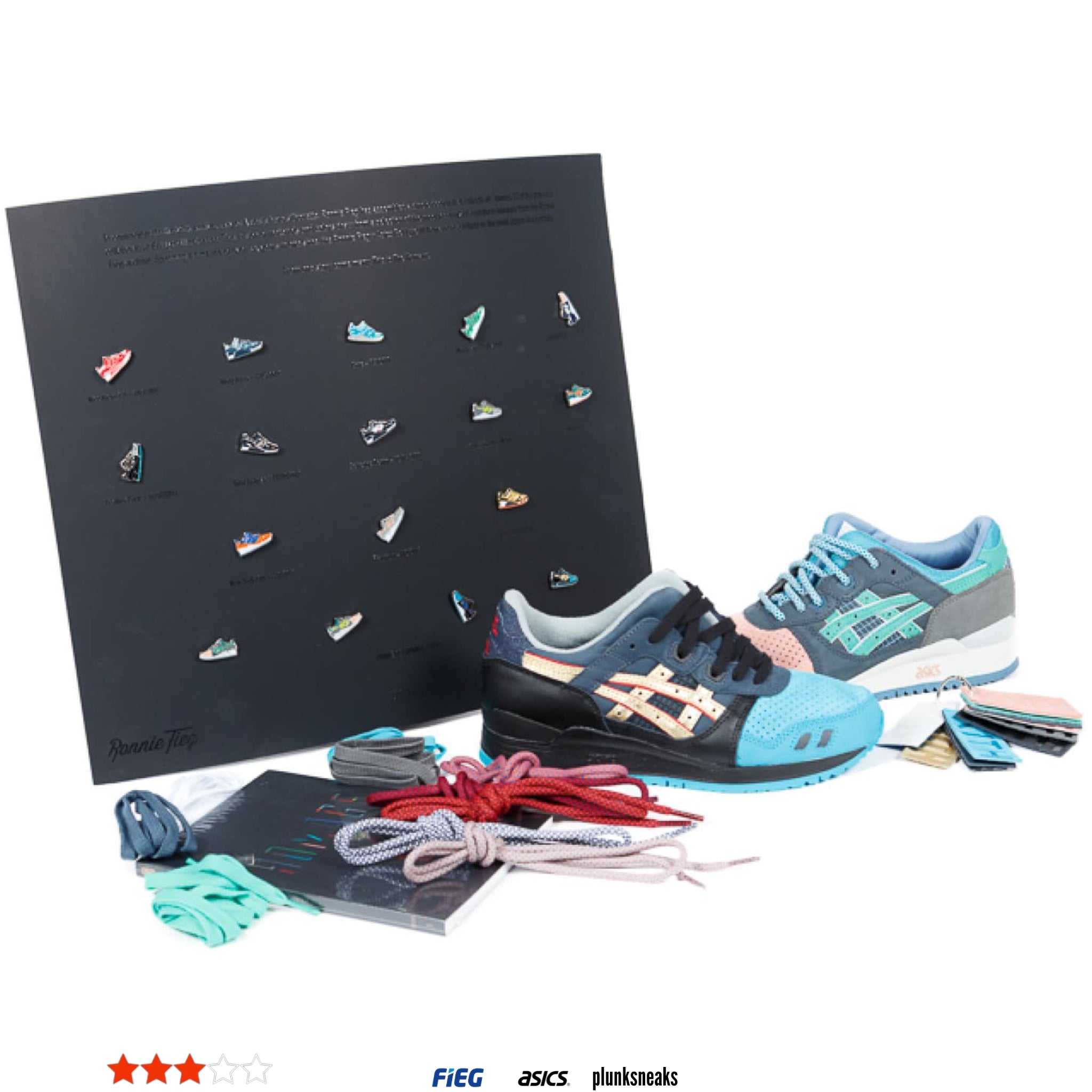 Kith Ronnie Fieg ASICS Gel Lyte 3 Homage Special Box 2015 (USED)