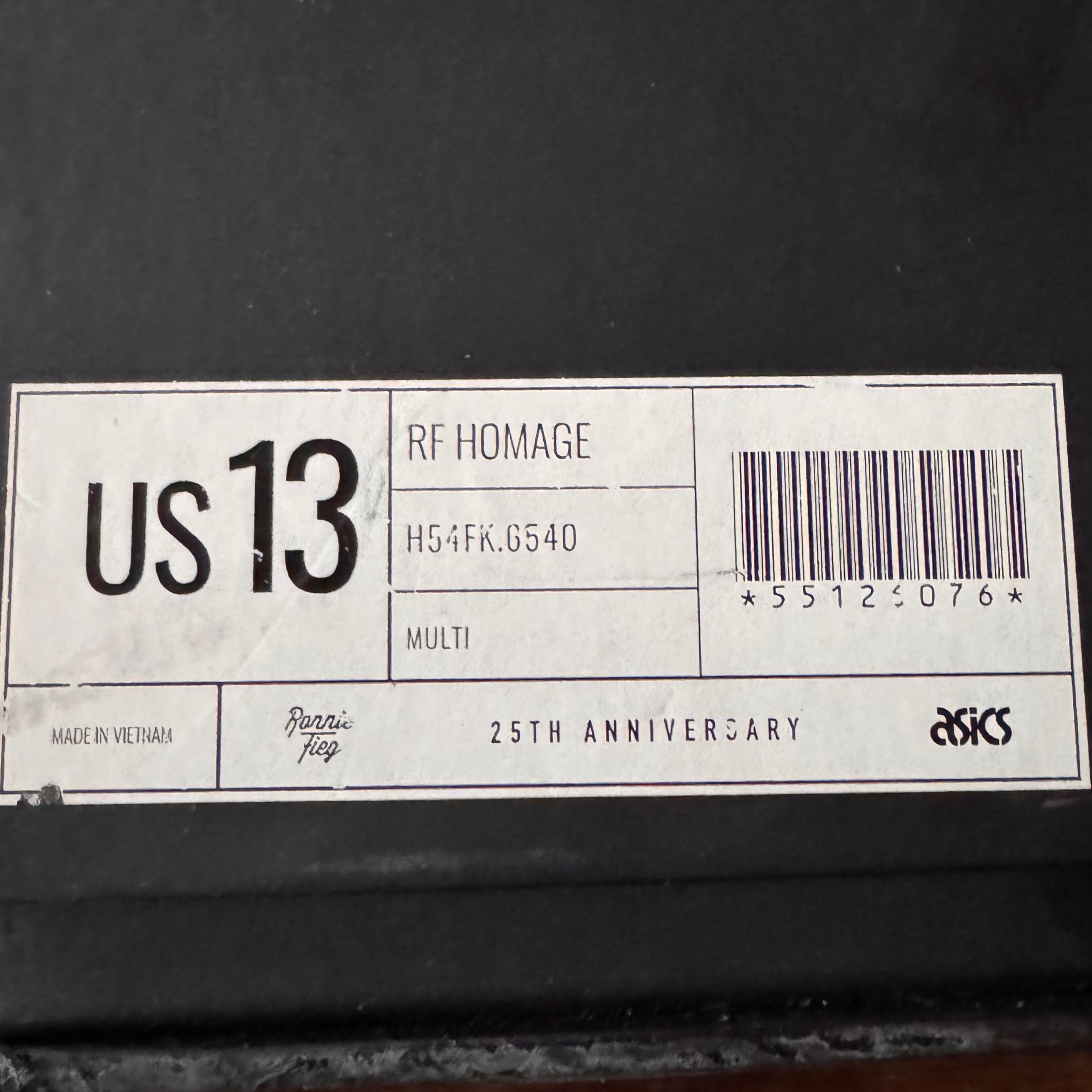 Kith Ronnie Fieg ASICS Gel Lyte 3 Homage Special Box 2015 (USED)