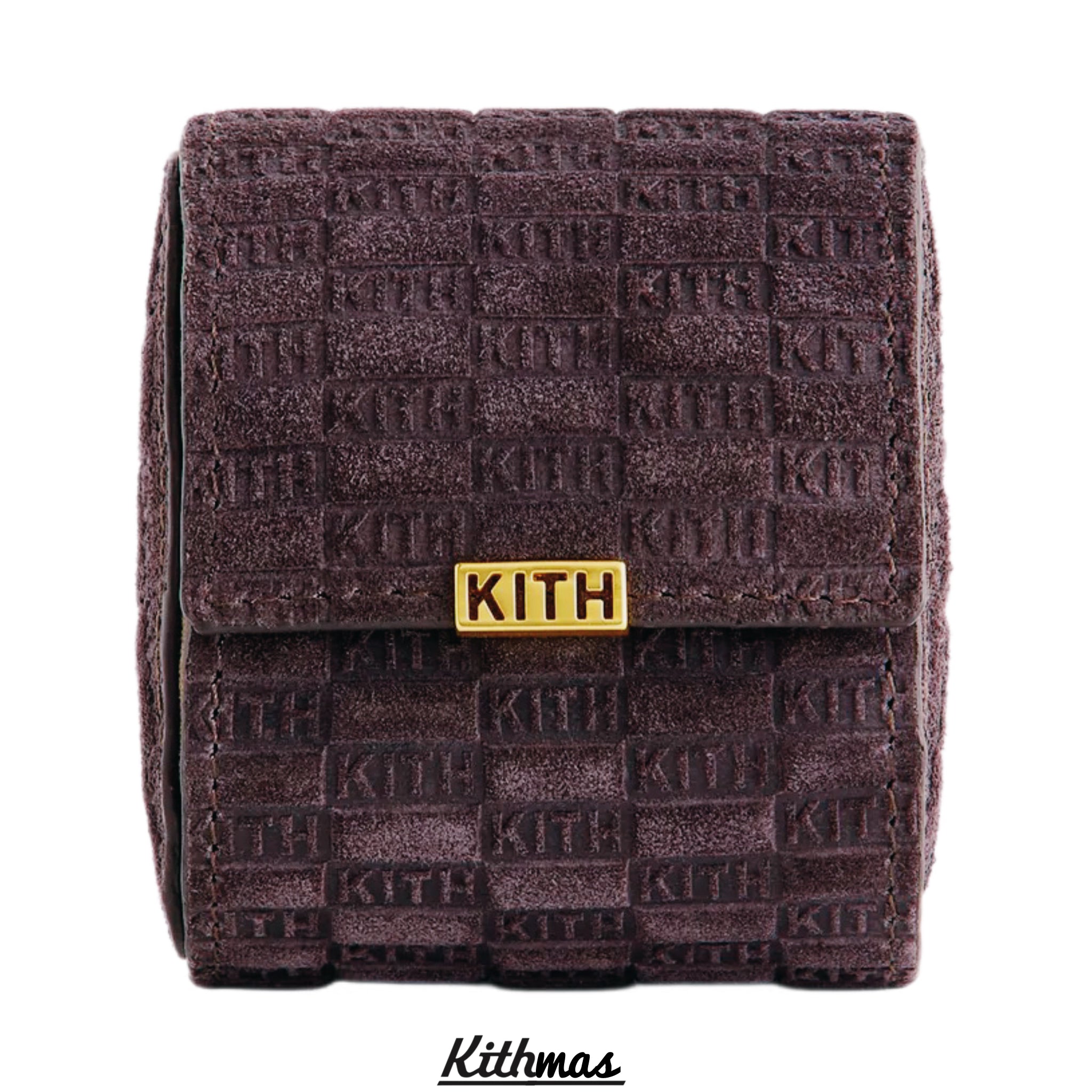 Kithmas Monogram Suede Leather Single Watch Roll | Incognito