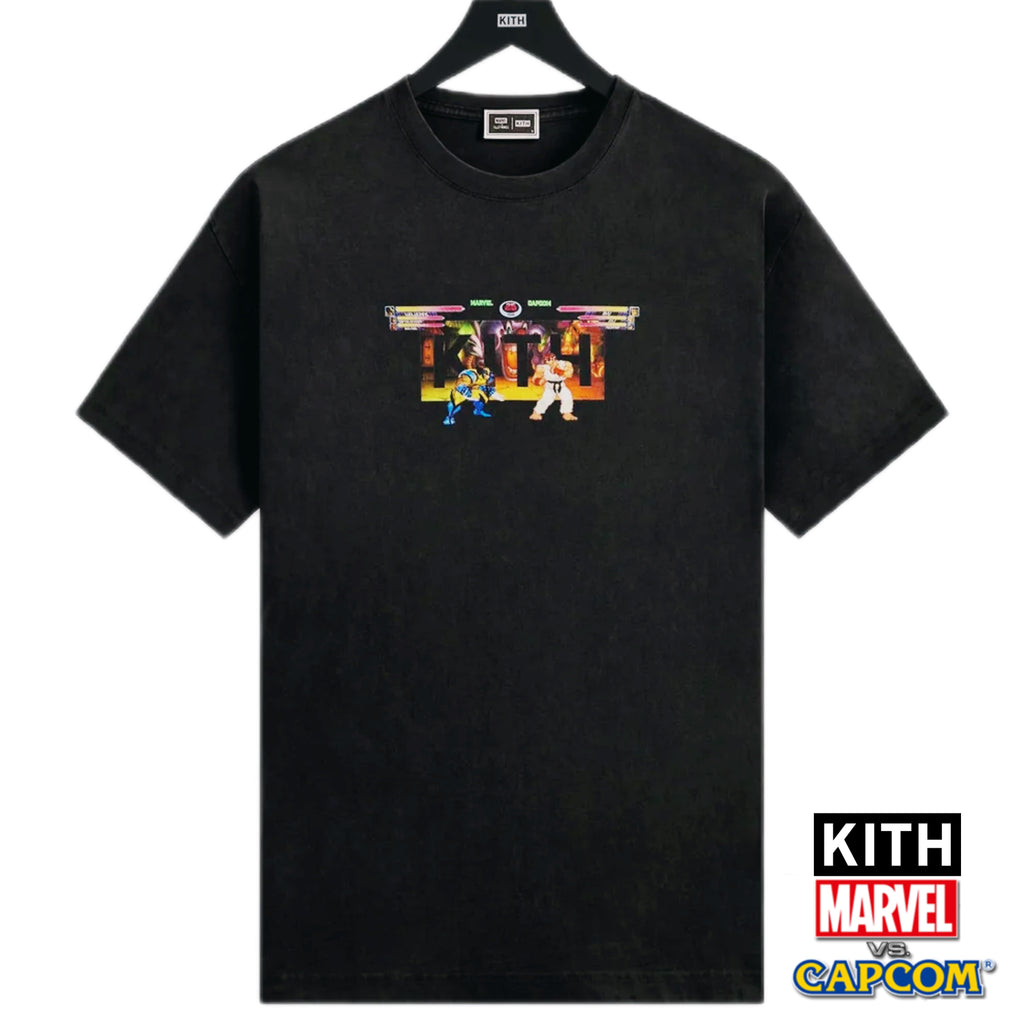 Kith Marvel vs Capcom Wolverine Ryu Circus Vintage Tee