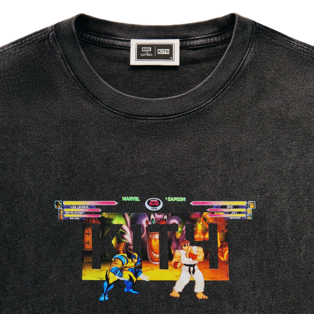Kith Marvel vs Capcom Wolverine Ryu Circus Vintage Tee