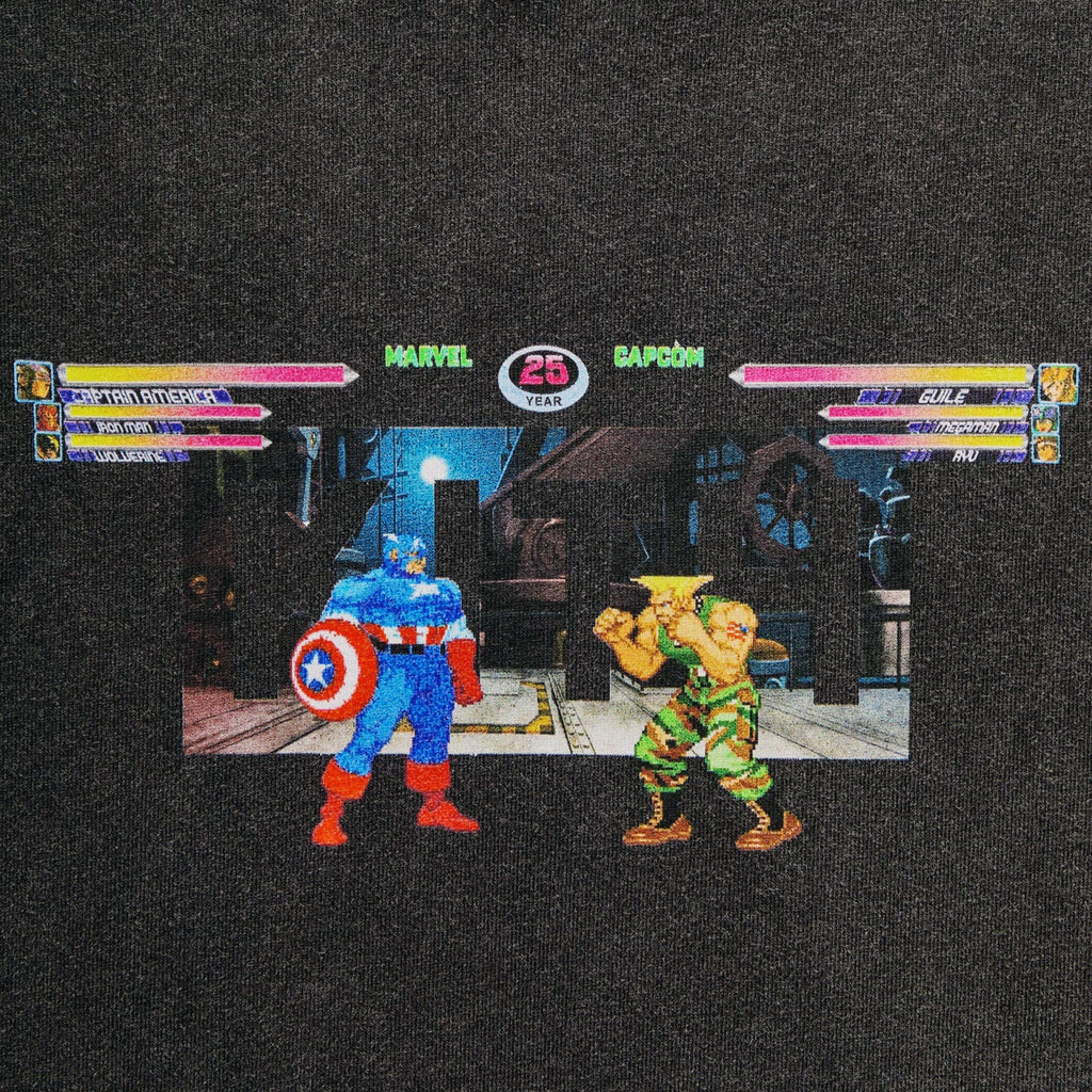 Kith Marvel vs Capcom Captain America Guile Industrial Vintage Tee