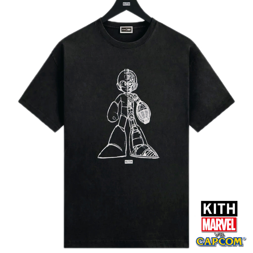 Kith Marvel VS CAPCOM Mega Man Sketch Vintage Tee