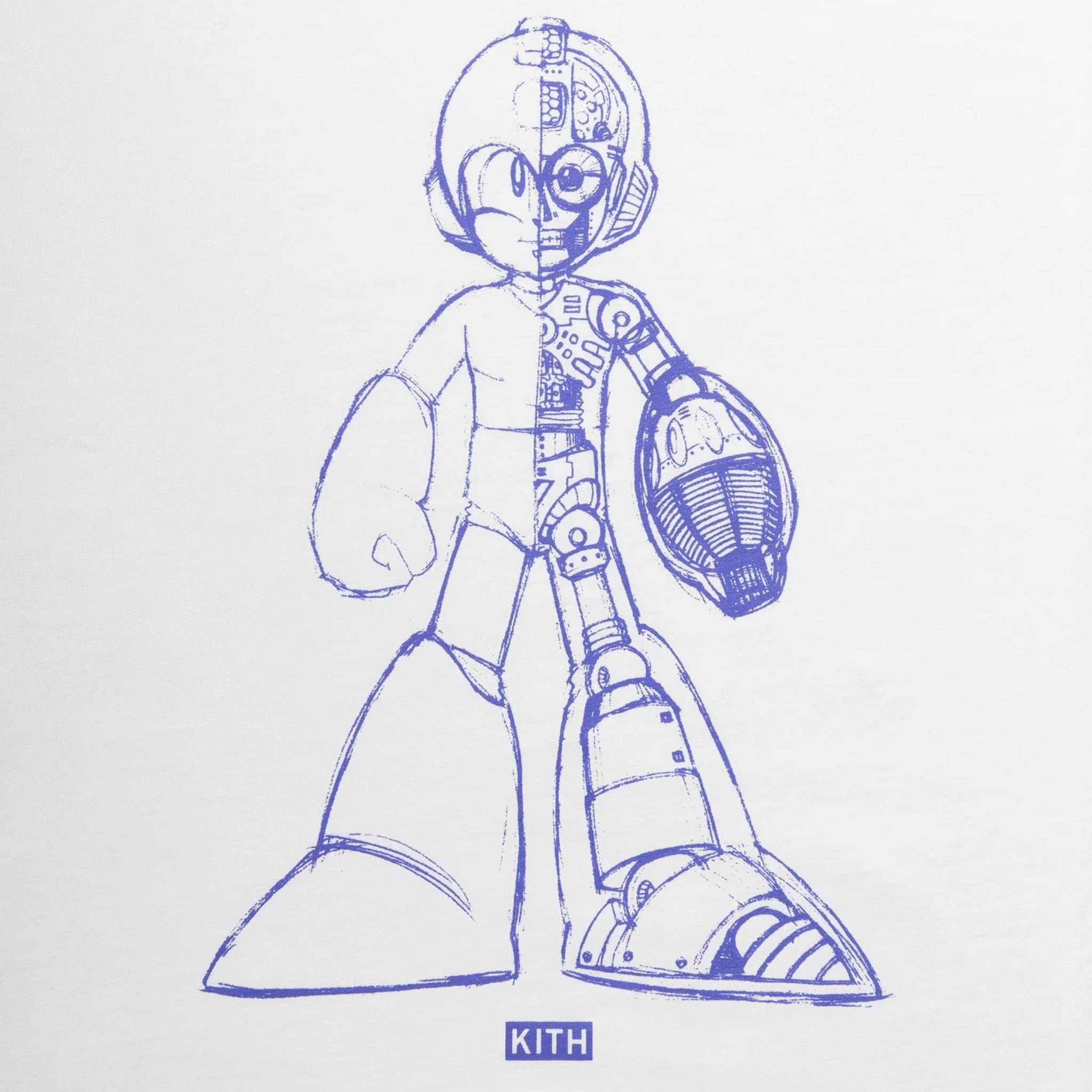 Kith Marvel VS CAPCOM Mega Man Sketch Vintage Tee