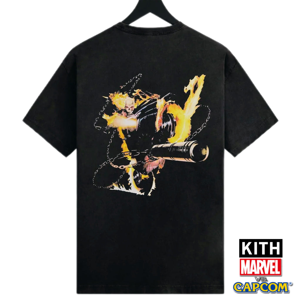 Kith Marvel VS CAPCOM Ghost Rider Vintage Tee