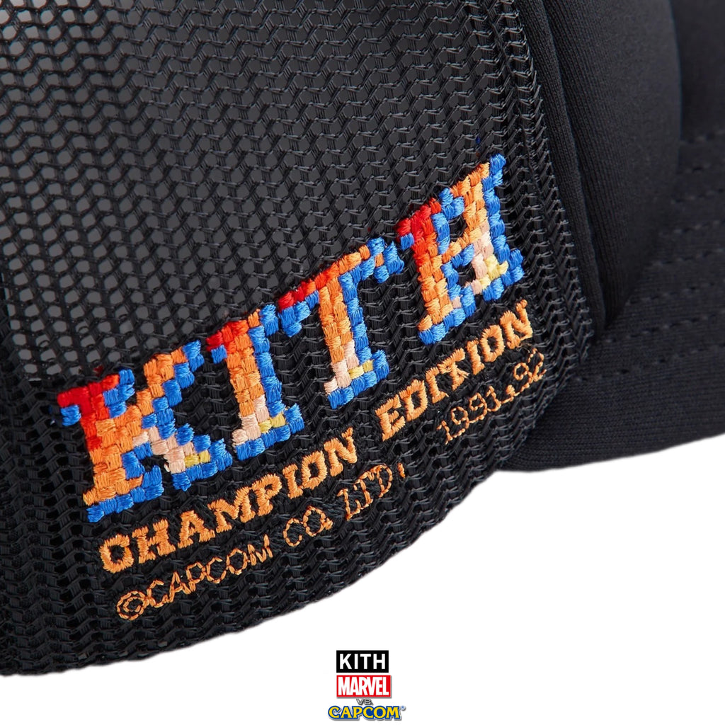 Kith Marvel VS CAPCOM Street Fighter Ryu Nolan Trucker Hat