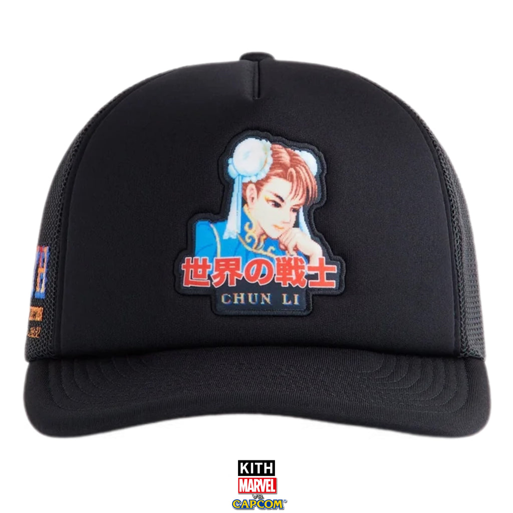 Kith Marvel VS CAPCOM Street Fighter Chun Li Nolan Trucker Hat