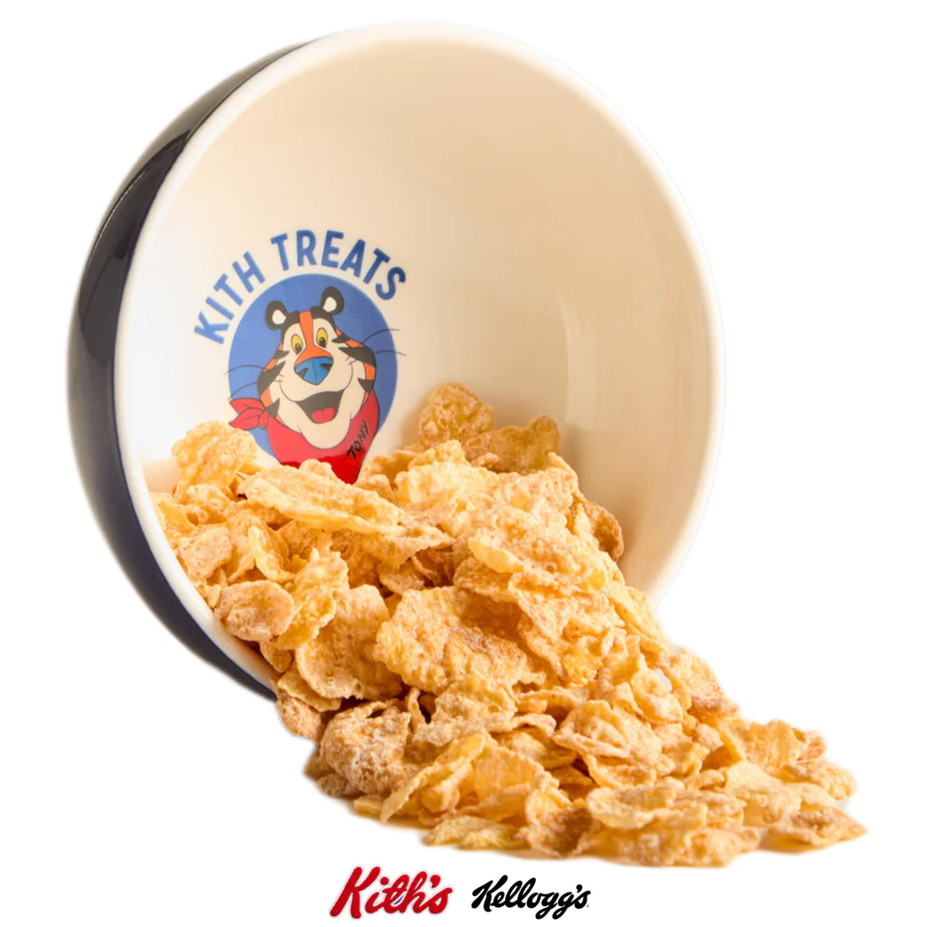 Kith Treats for Kellogg’s Frosted Flakes Tony The Tiger Cereal Bowl Set With Spoons