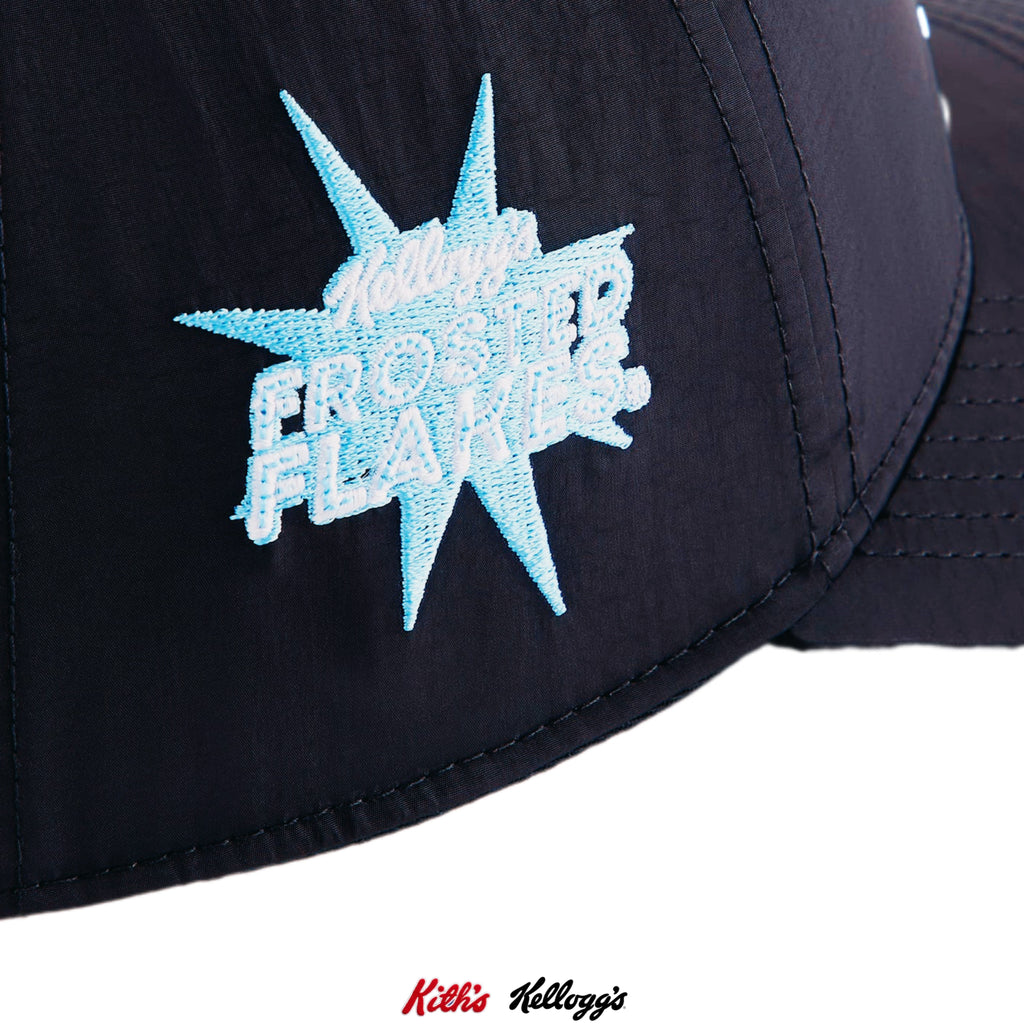 Kith Treats Kellogg’s Frosted Flakes Cereal Tony the Tiger Nylon Bay Low Pinch Crown Snapback Hat