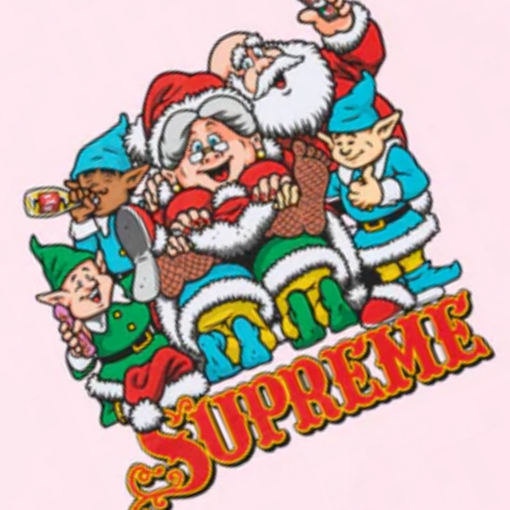 Supreme Naughty Santa Tee