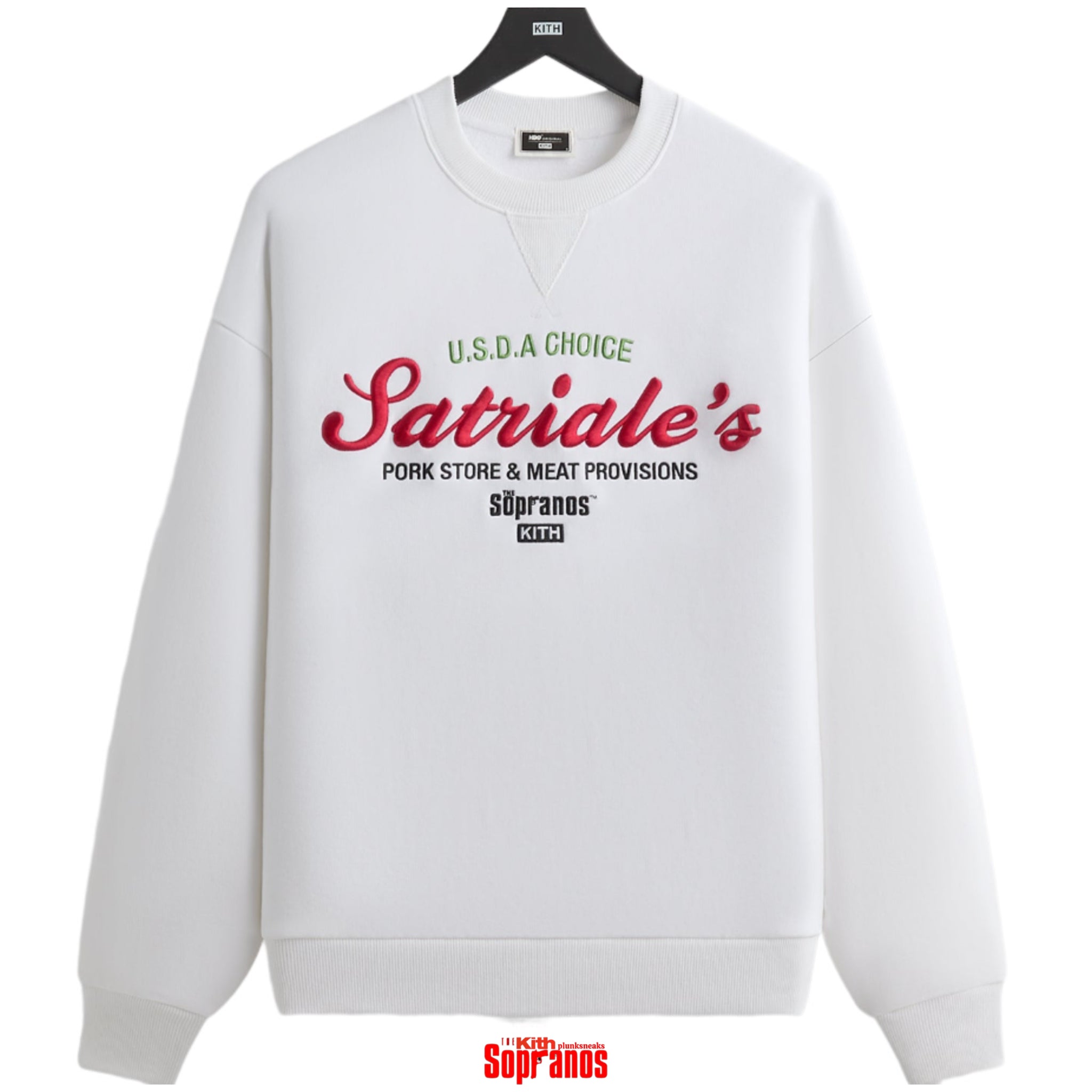Kith for The Sopranos Satriale’s Pork Store Nelson Crewneck