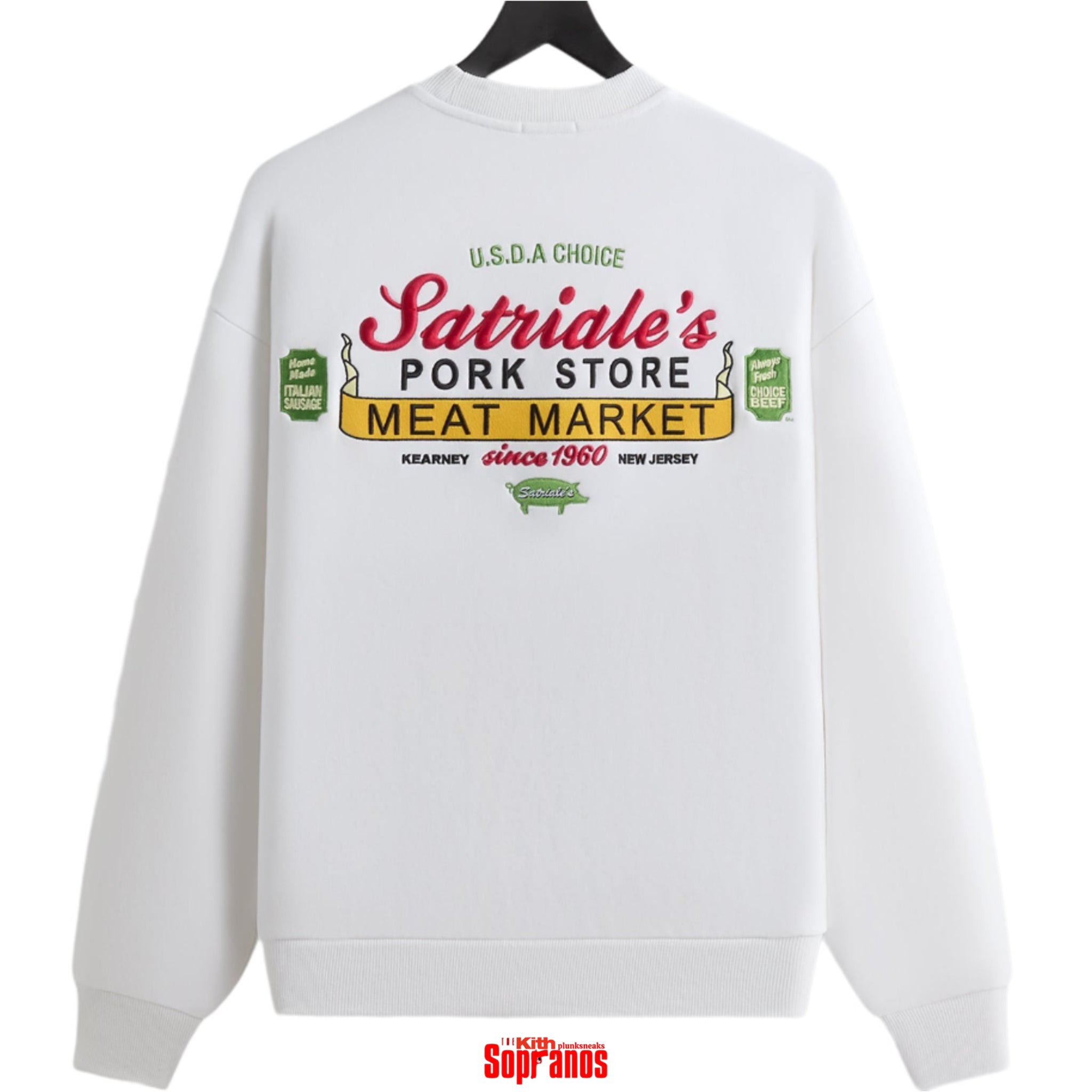 Kith for The Sopranos Satriale’s Pork Store Nelson Crewneck