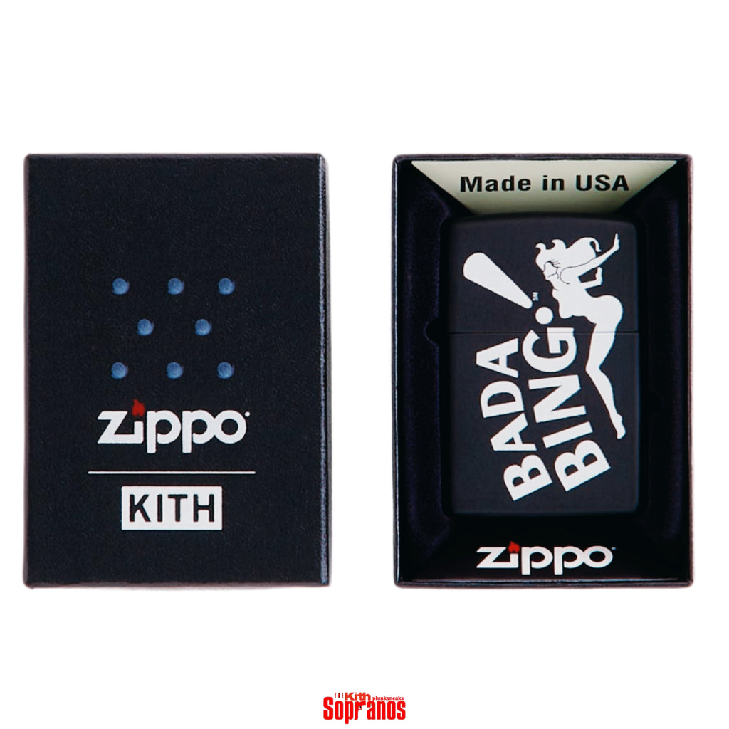 Kith for The Sopranos Bada Bing Gentleman’s Club Zippo Lighter