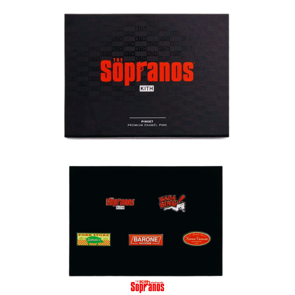 Kith for The Sopranos Collectable 5-Pin Set