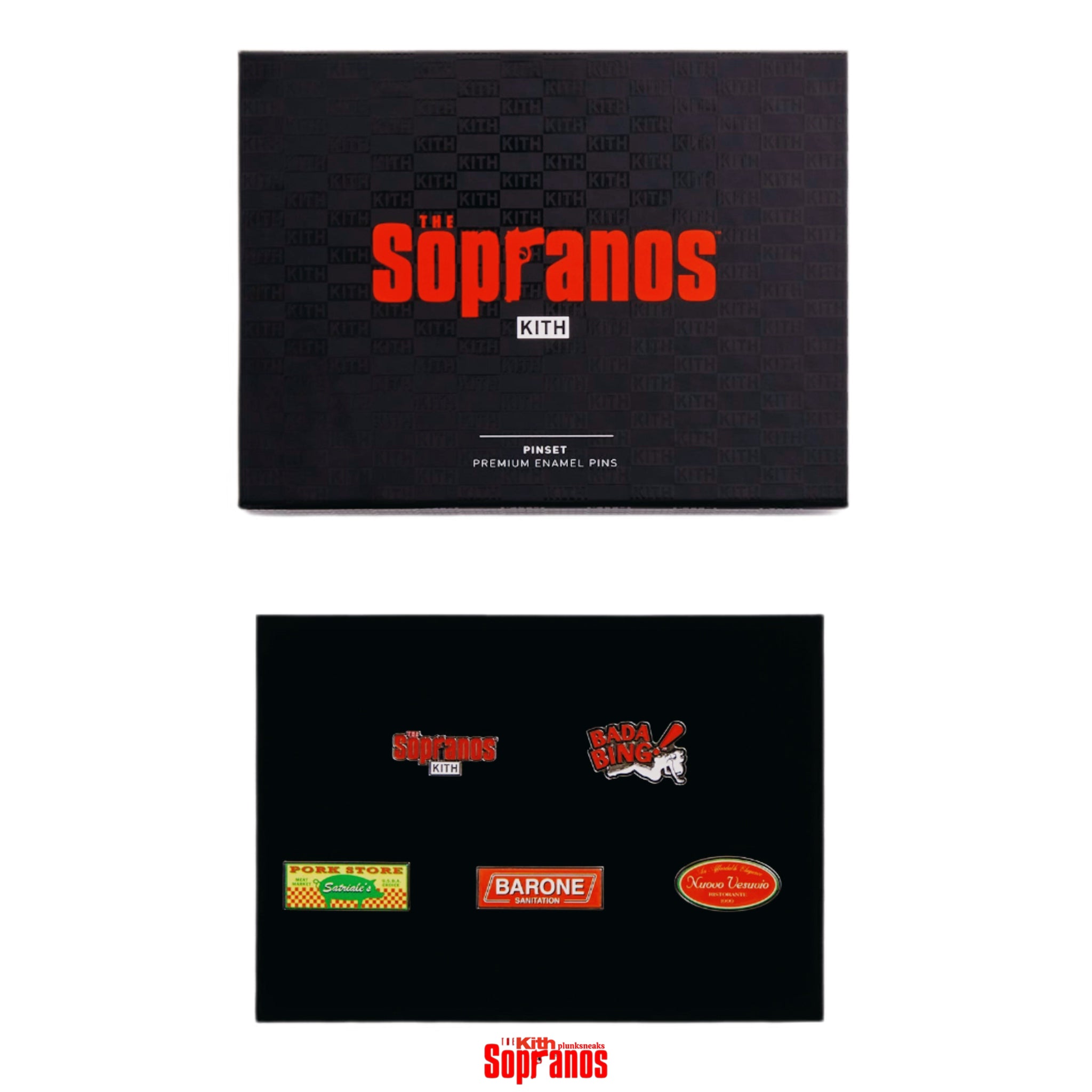 Kith for The Sopranos Collectable 5-Pin Set