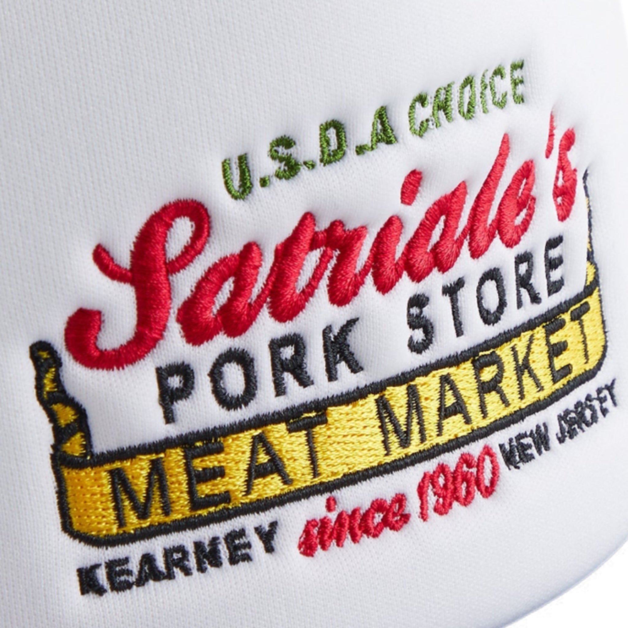 Kith for the Sopranos Satriale’s Meat Provisions Nolan Trucker Hat