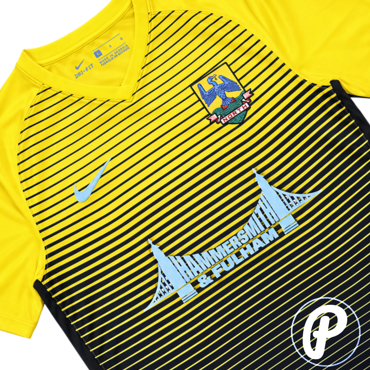 Nike London Custom KitBuilder Football Mohamed Salah Jersey Maize 2018 (USED)