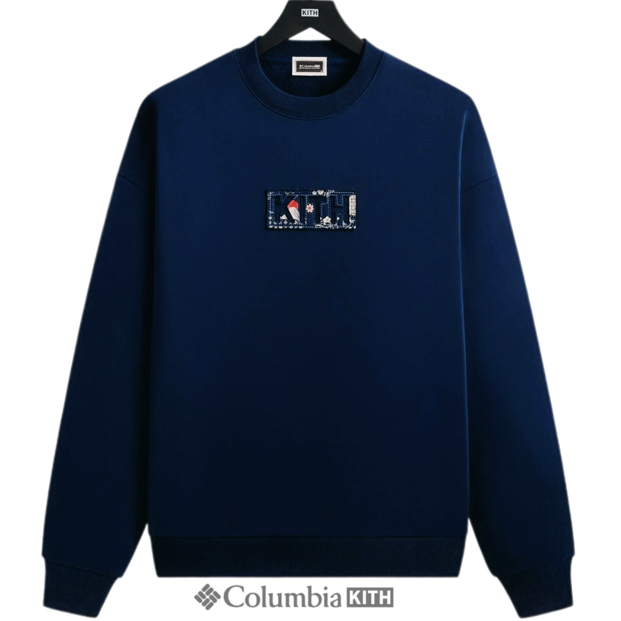 Kith for Columbia NSE Patchwork Vintage Nelson Crewneck
