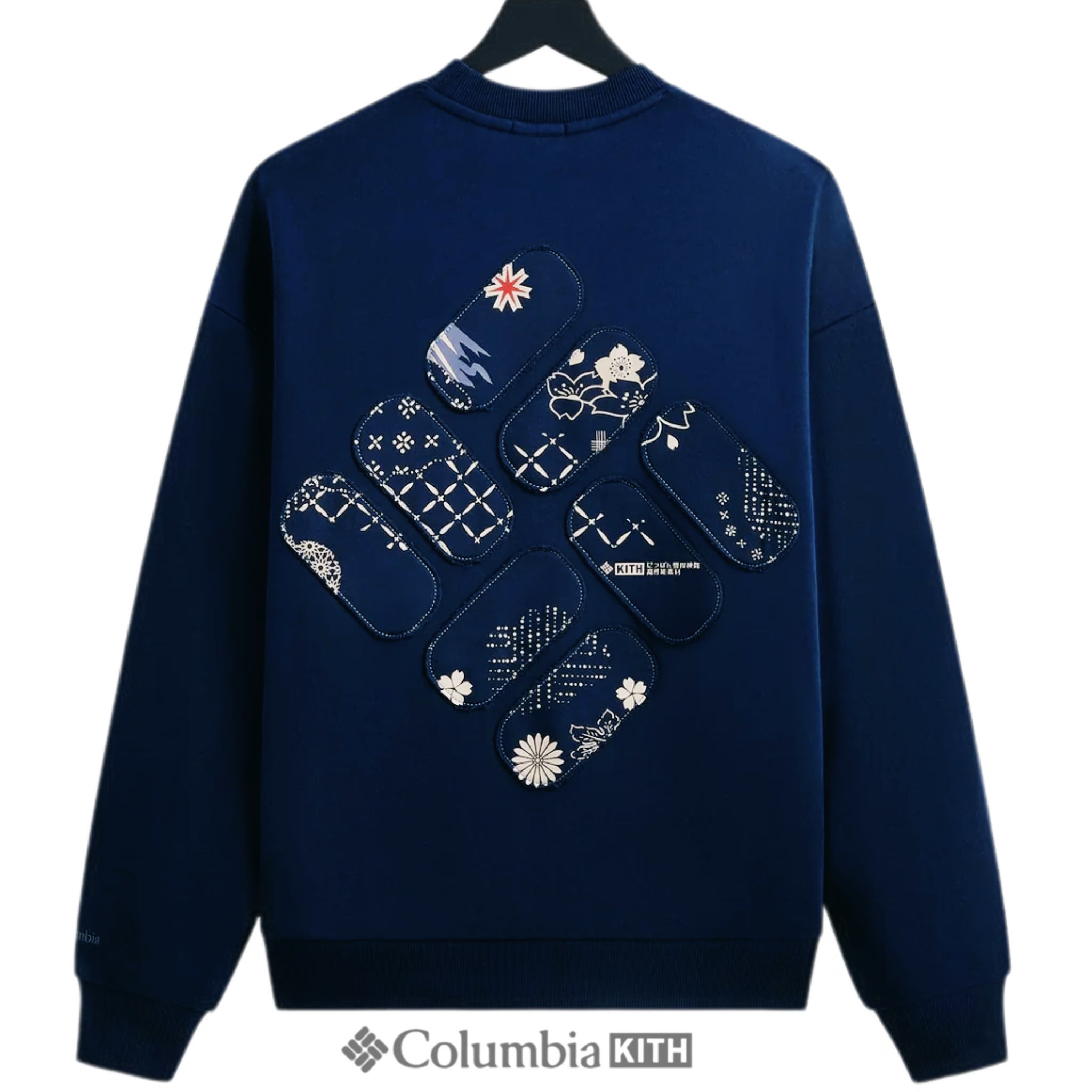 Kith for Columbia NSE Patchwork Vintage Nelson Crewneck