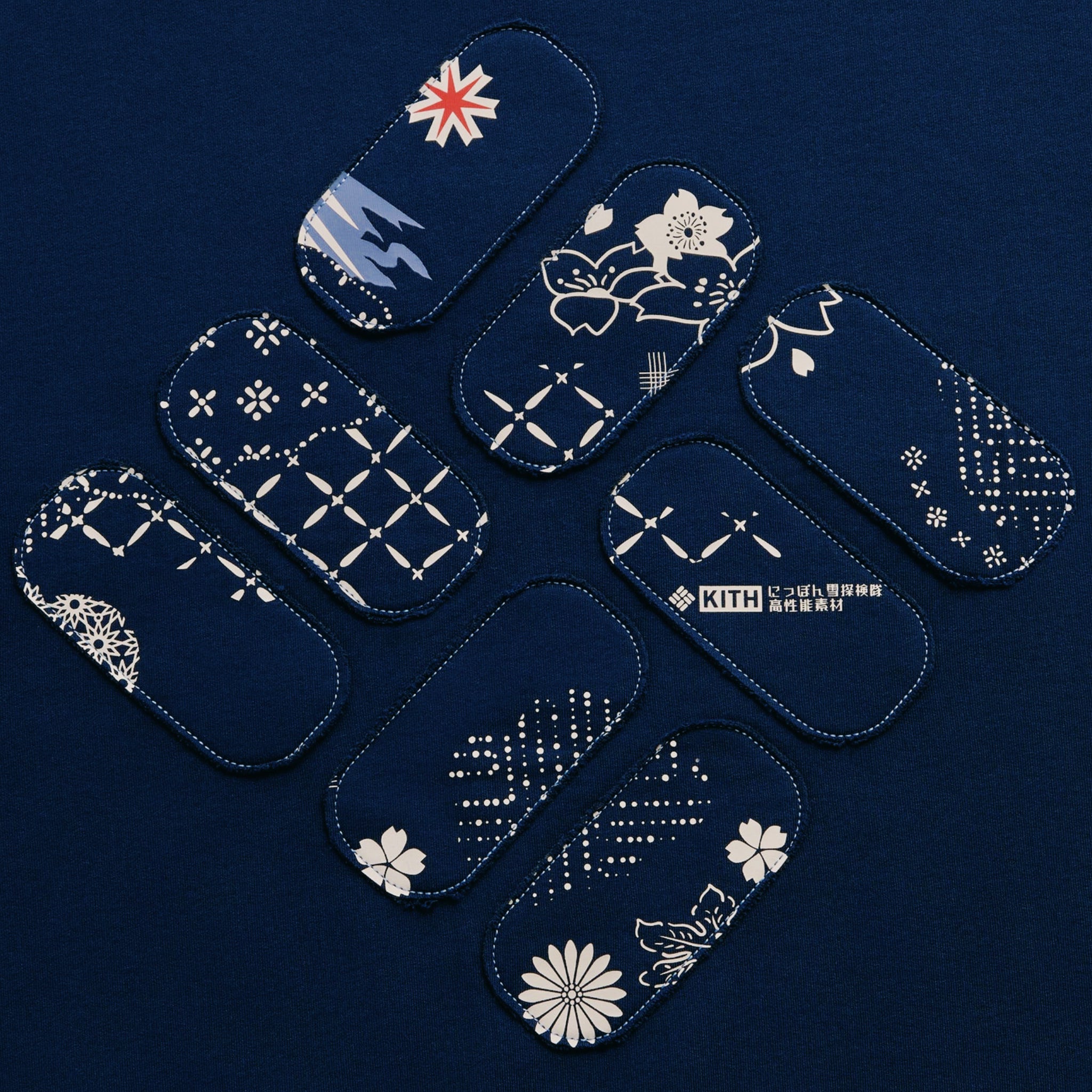 Kith for Columbia NSE Patchwork Vintage Nelson Crewneck