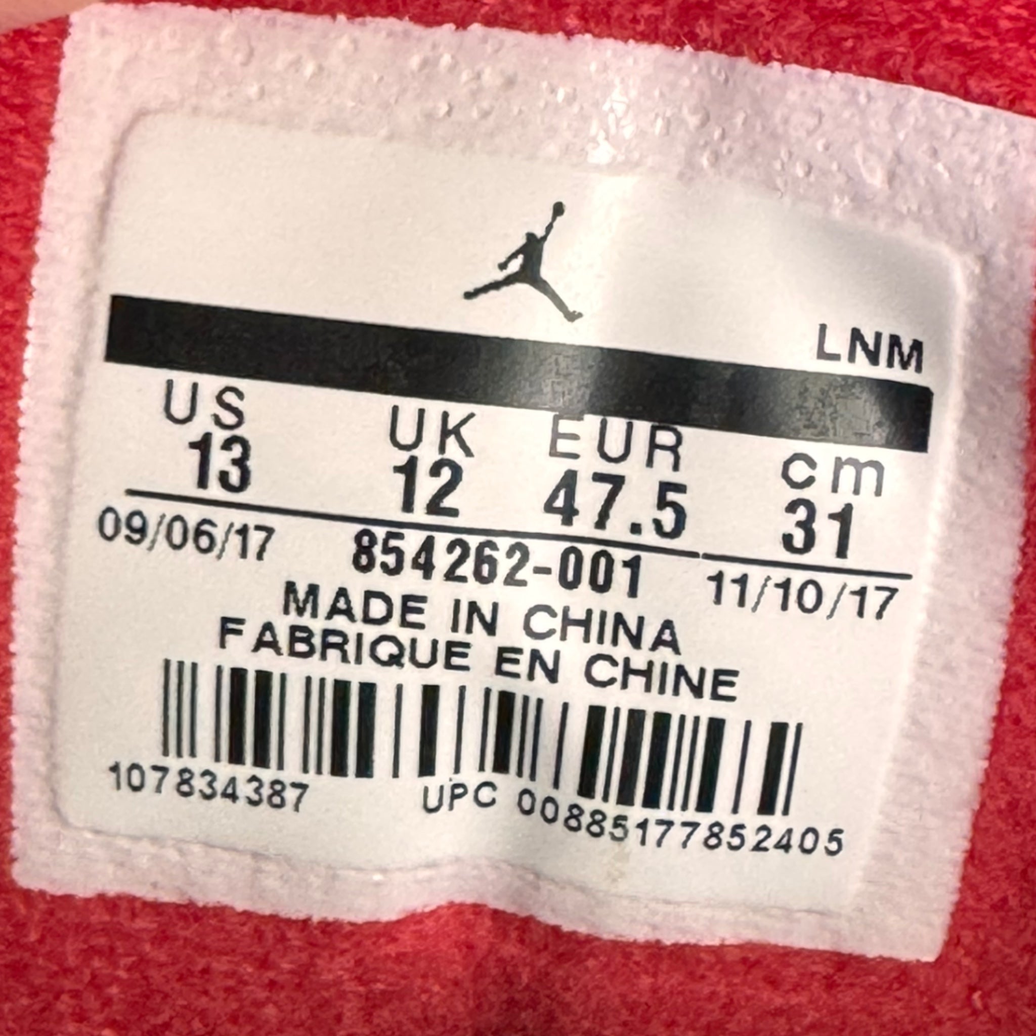Air Jordan 3 Retro OG Black Cement 2018 (USED)